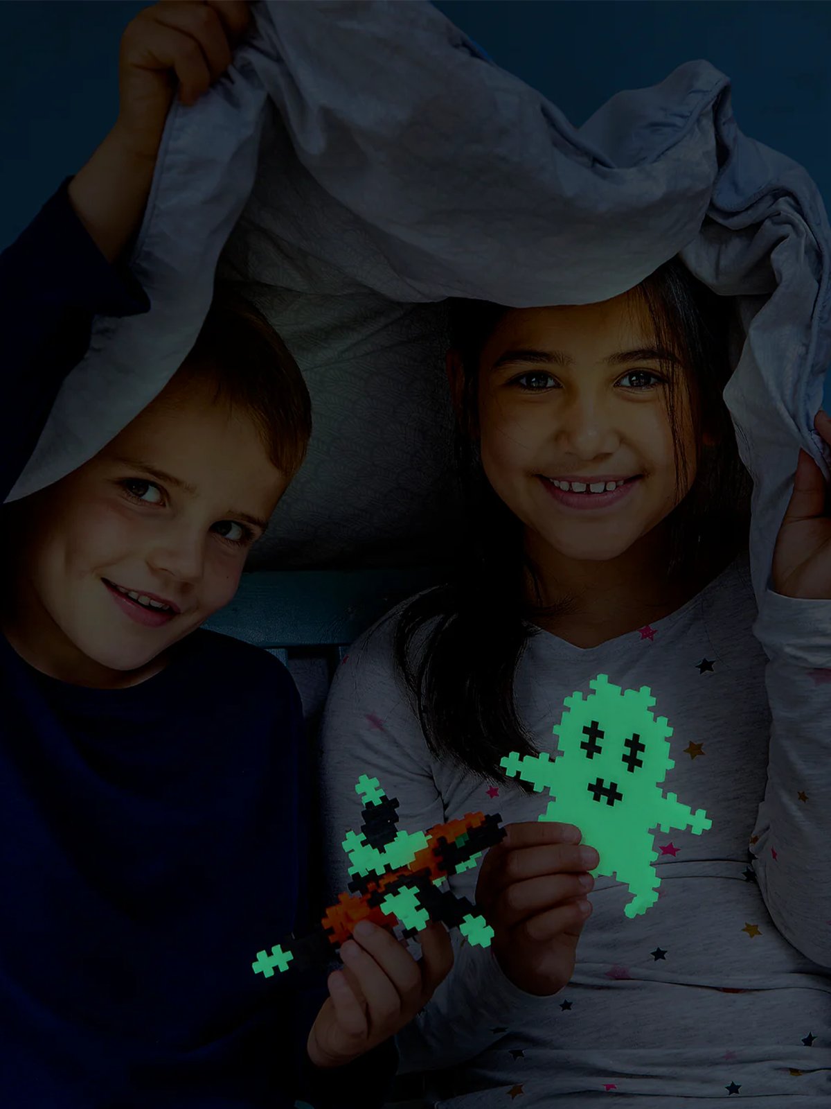 Plus-Plus Glow - 300 pcs Flerfarget