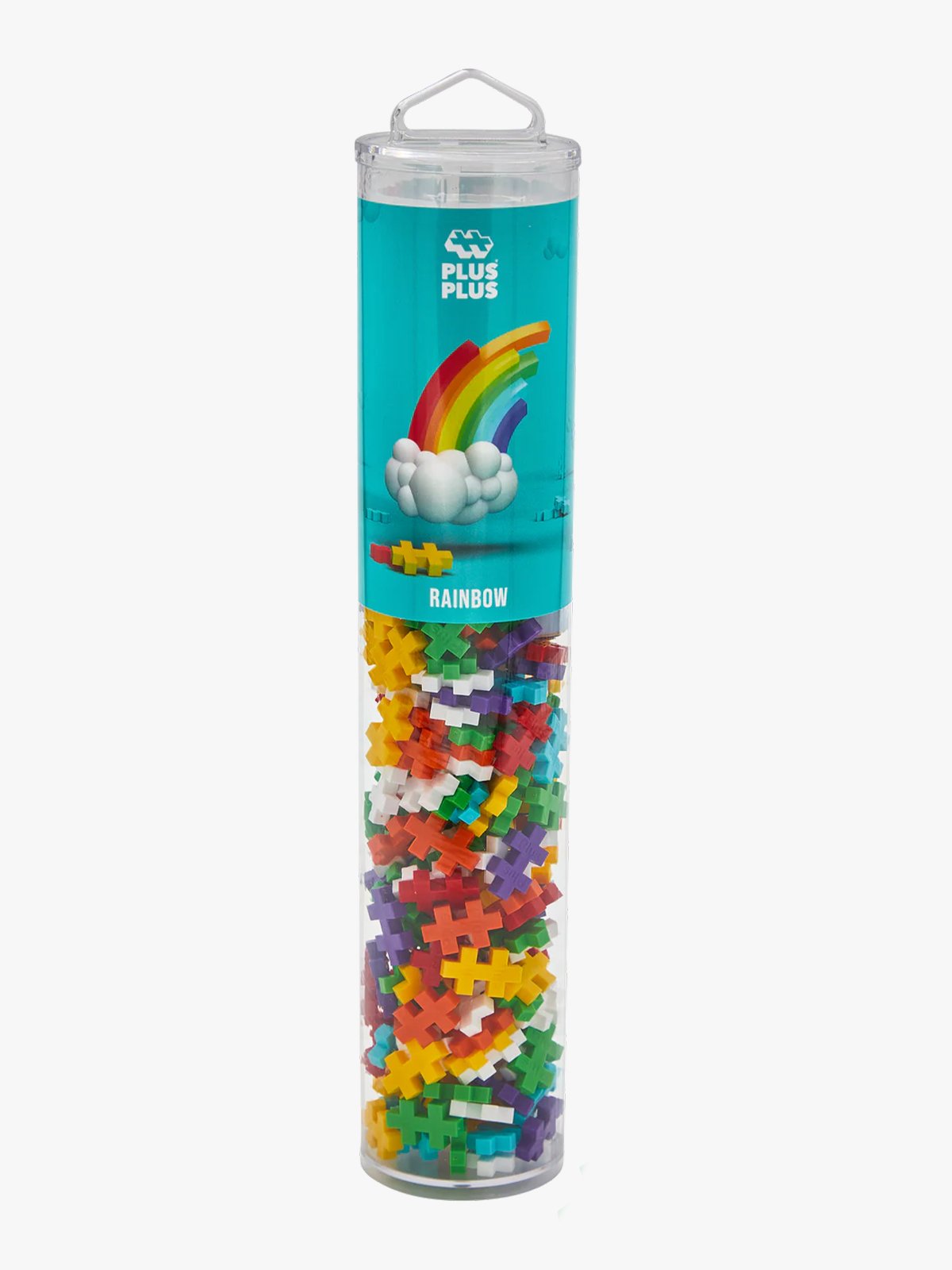 Plus-Plus Rainbow mix - 240 pcs Tube Flerfarget