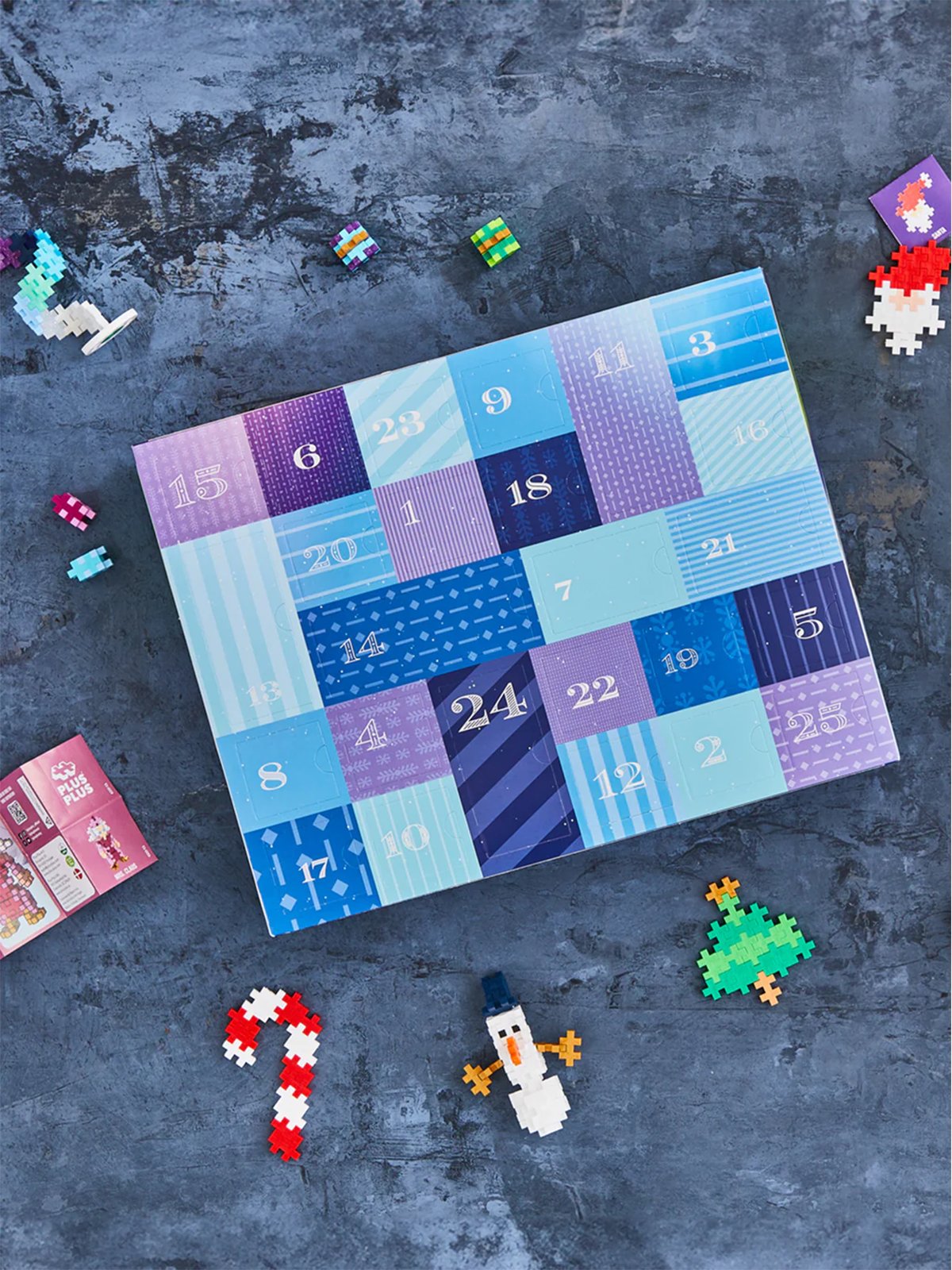 Plus-Plus Advent Calendar - Santa's Northern Lights Adventure Flerfarget