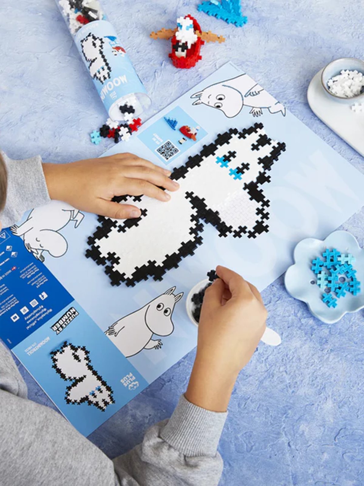 Plus-Plus Moomintroll Tube Flerfarget