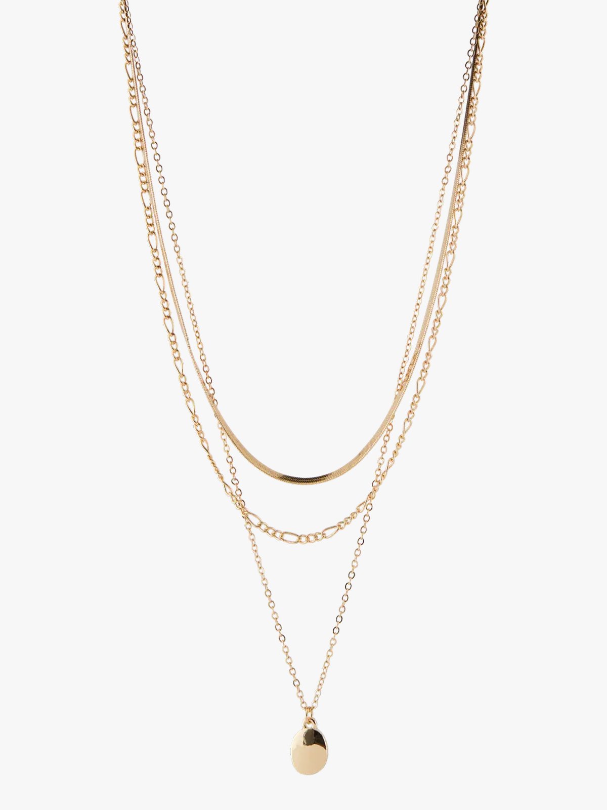 Pieces Alva Combi Necklace Gold