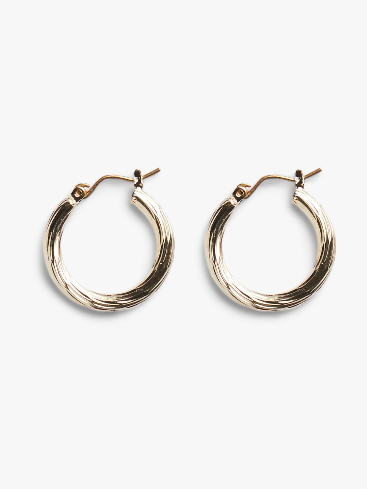 Pieces Tulle Hoop Earrings Plated FP Gold Colour