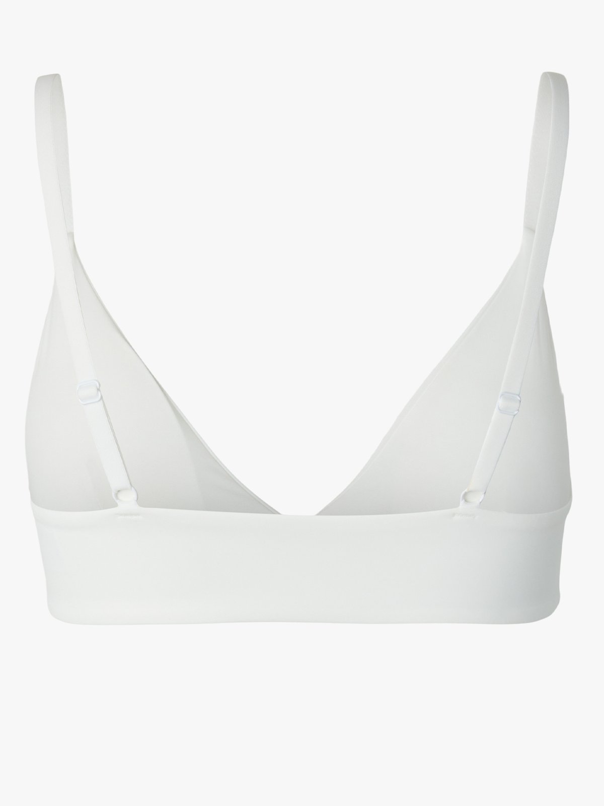 Pieces Namee Triangle Bra Bright White