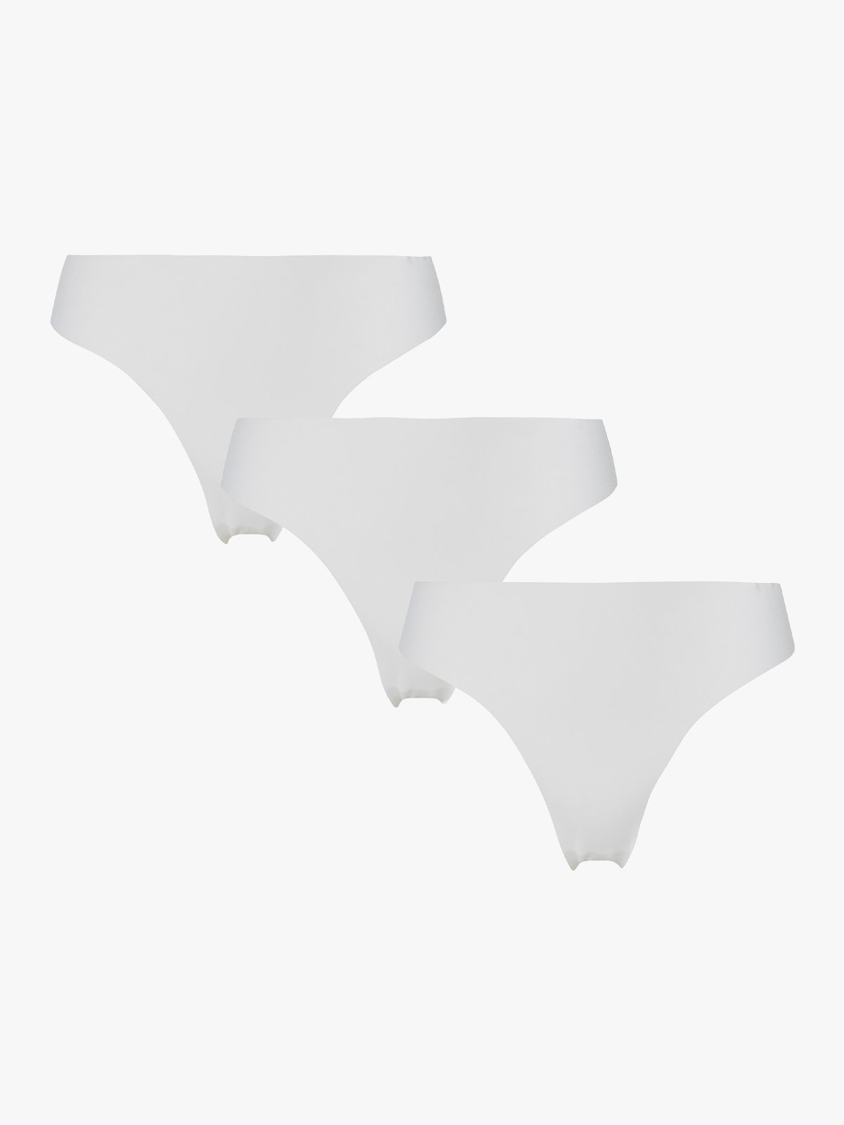 Pieces Namee Thong 3-Pack Bright White
