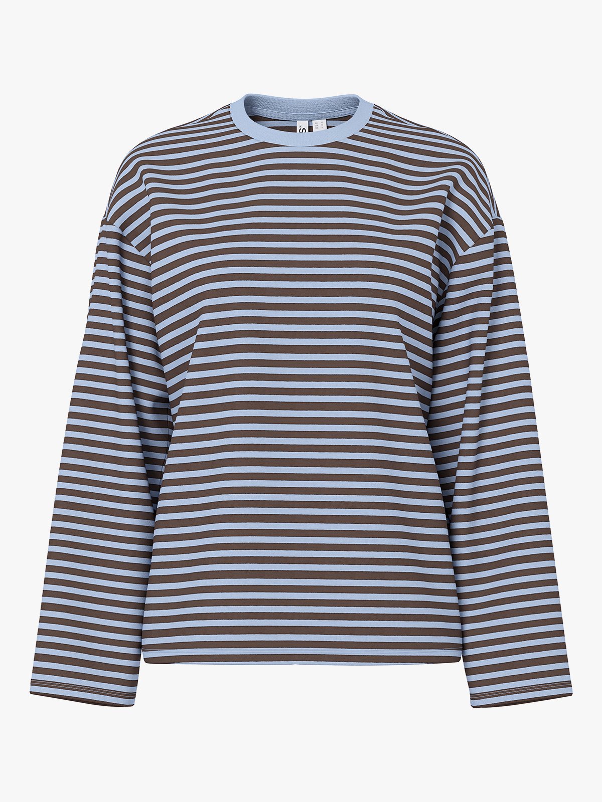 Pieces Sadie Long Sleeve Top Cashmere Blue