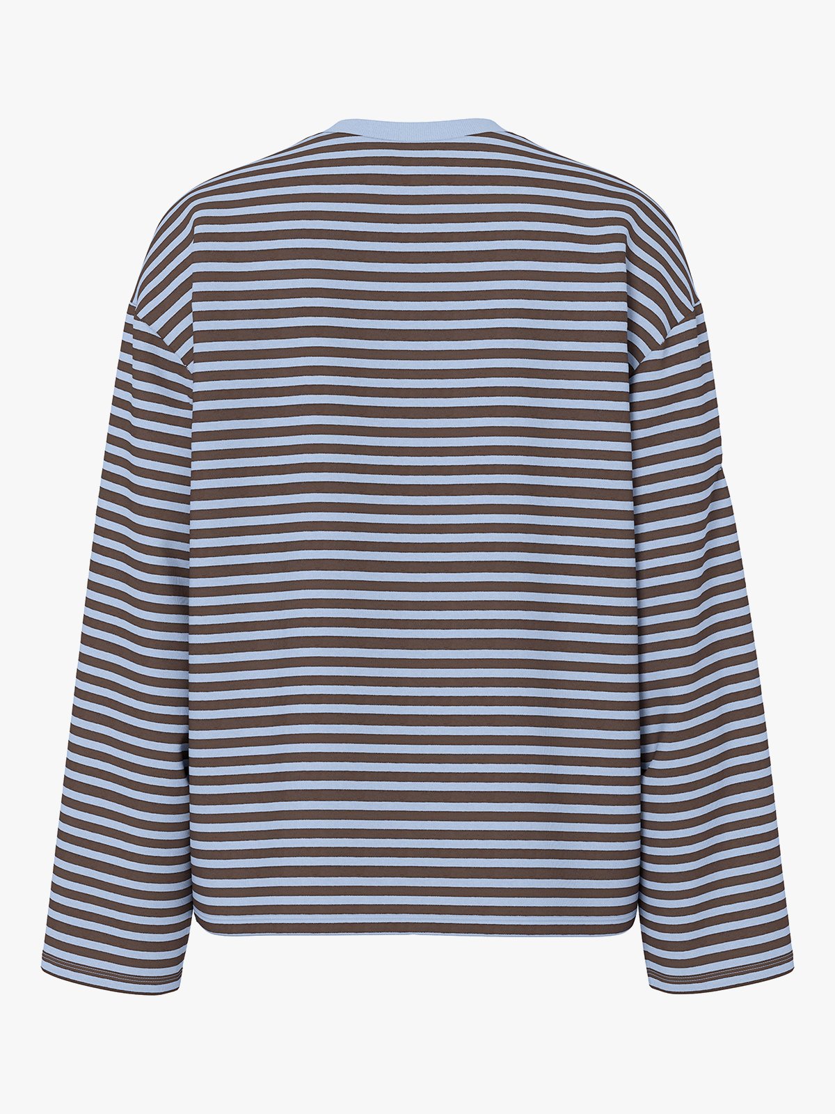 Pieces Sadie Long Sleeve Top Cashmere Blue