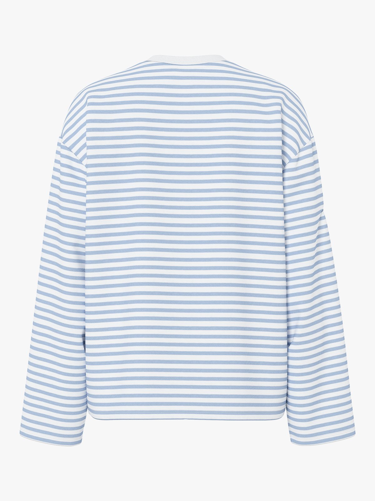 Pieces Sadie Long Sleeve Top Cloud Dancer CBlue