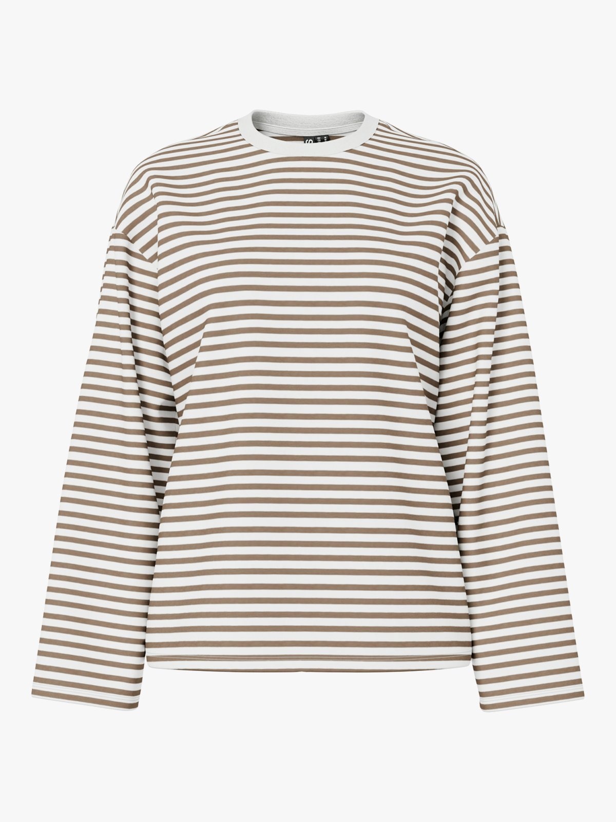 Pieces Sadie Long Sleeve Top Cloud Dancer
