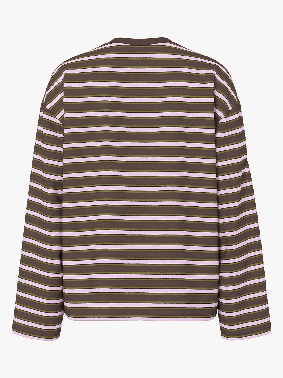 Pieces Sadie Long Sleeve Top Brun