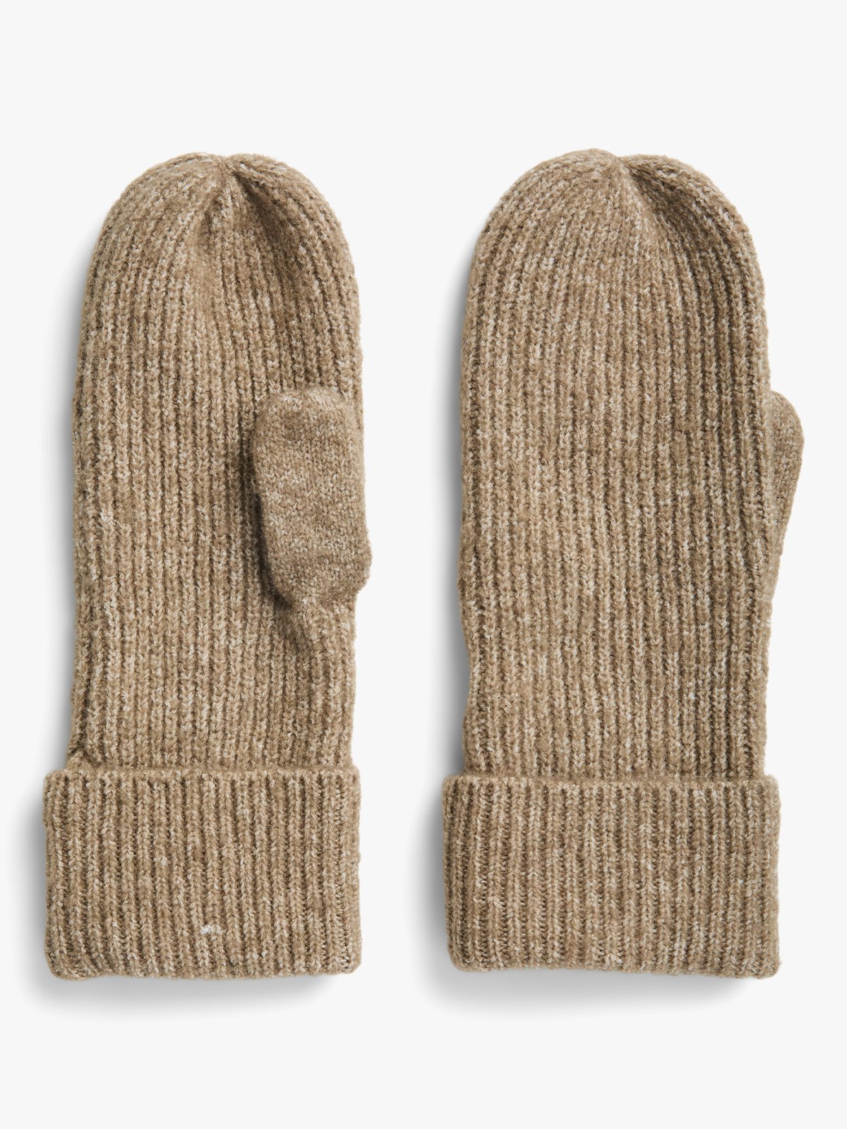 Pieces Moella Mittens Greige Melange