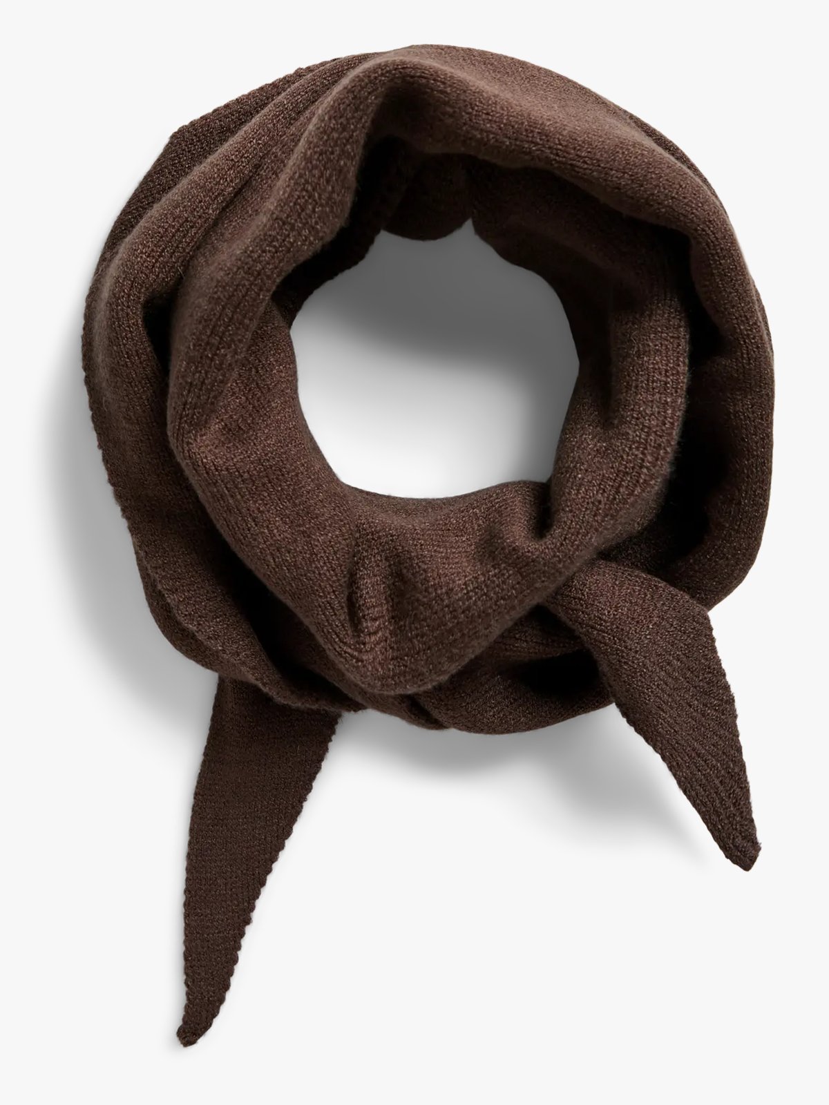 Pieces Komma Triangle Scarf Hot Fudge