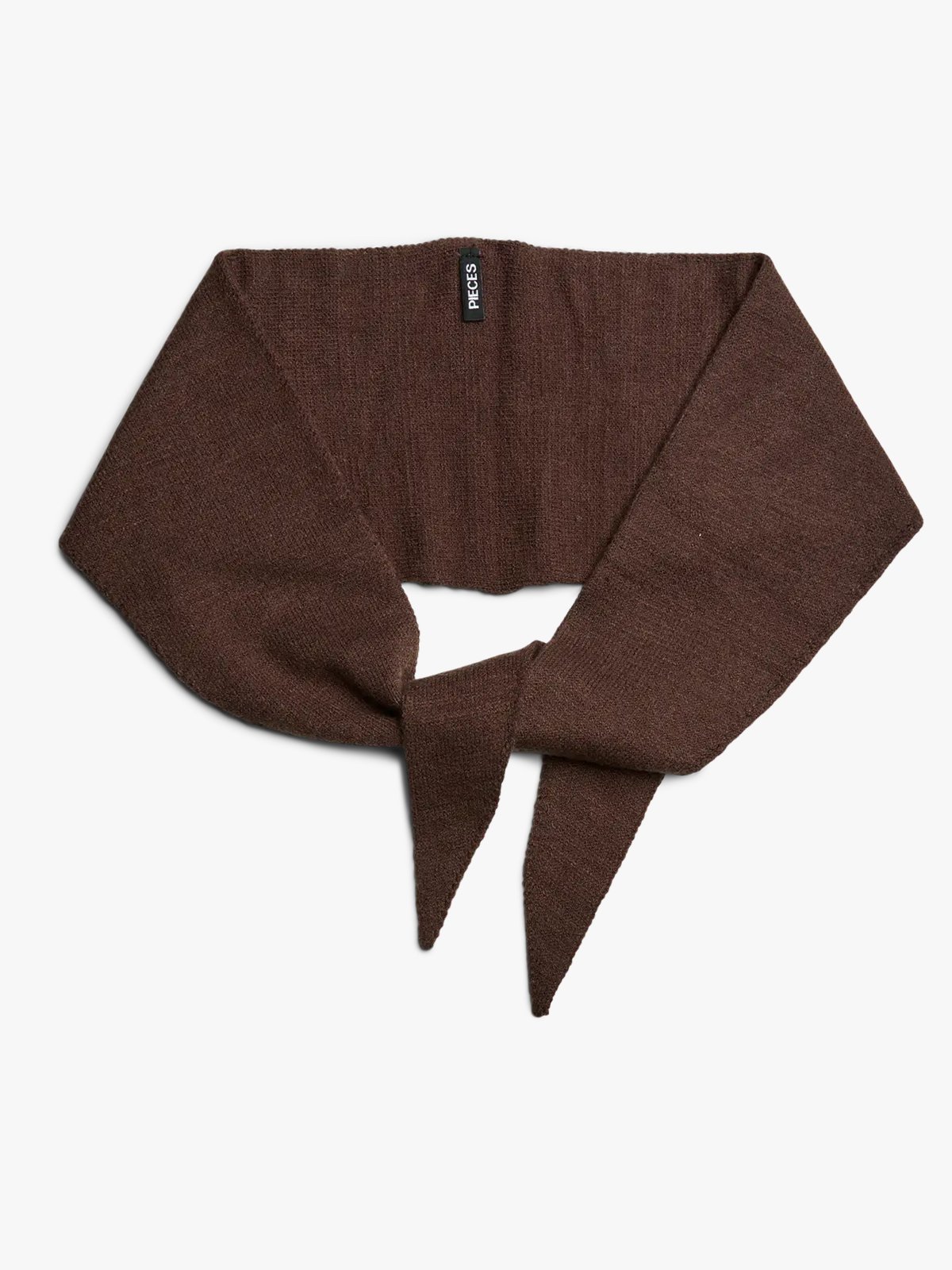 Pieces Komma Triangle Scarf Hot Fudge