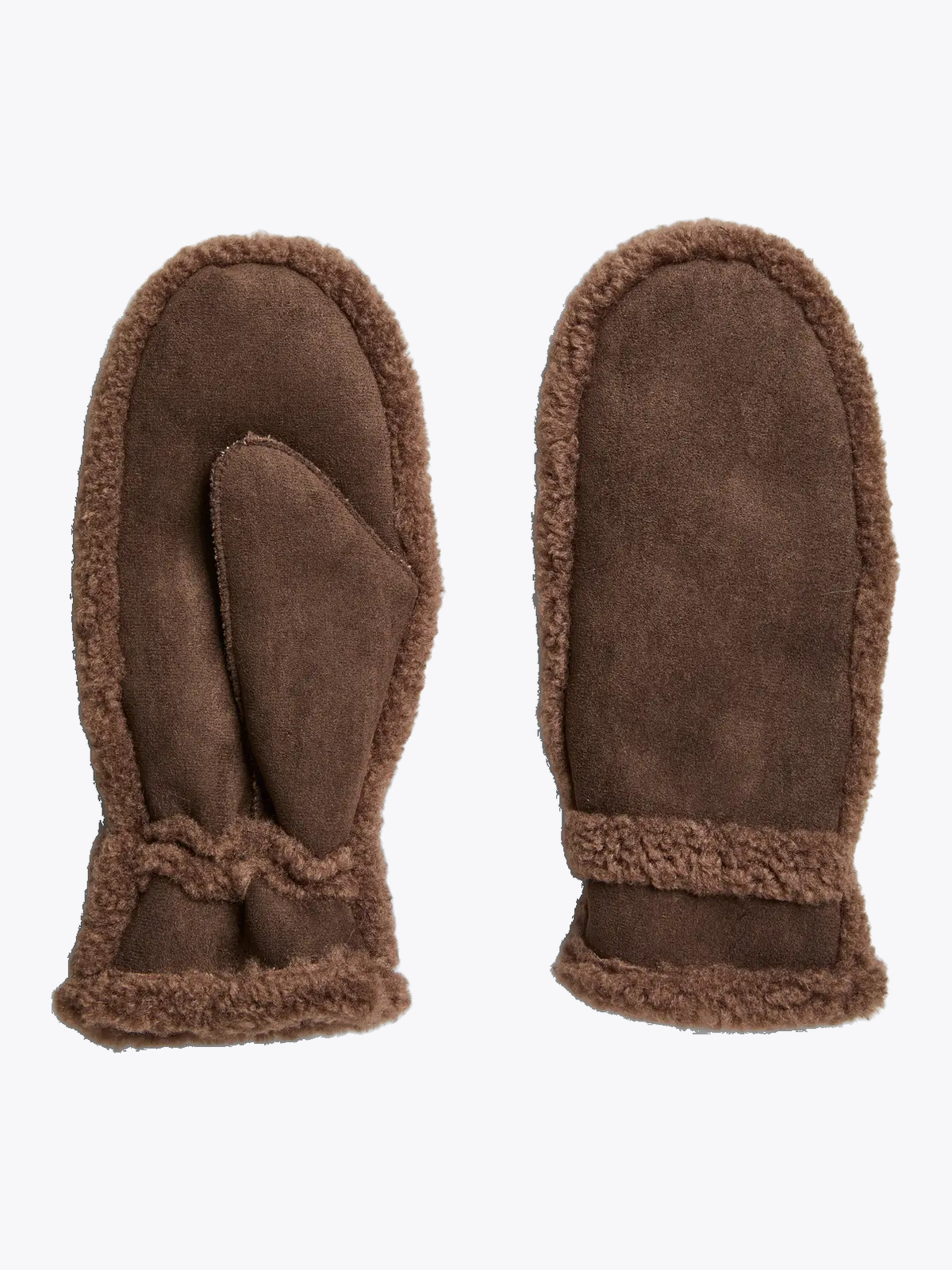 Pieces Arlo Mittens Coffee Quartz