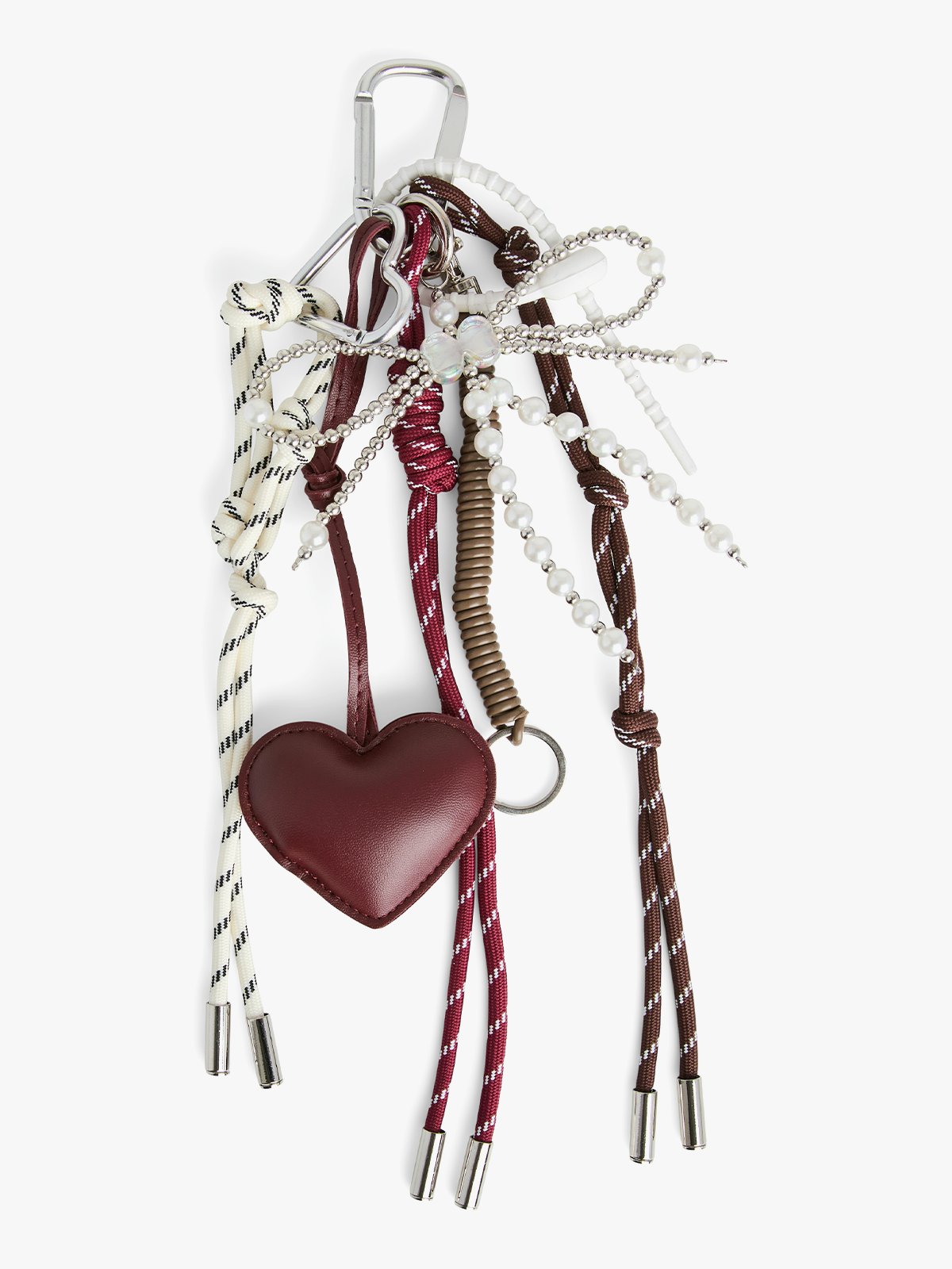 Pieces Jenna Keyhanger Bundle Silver Colour