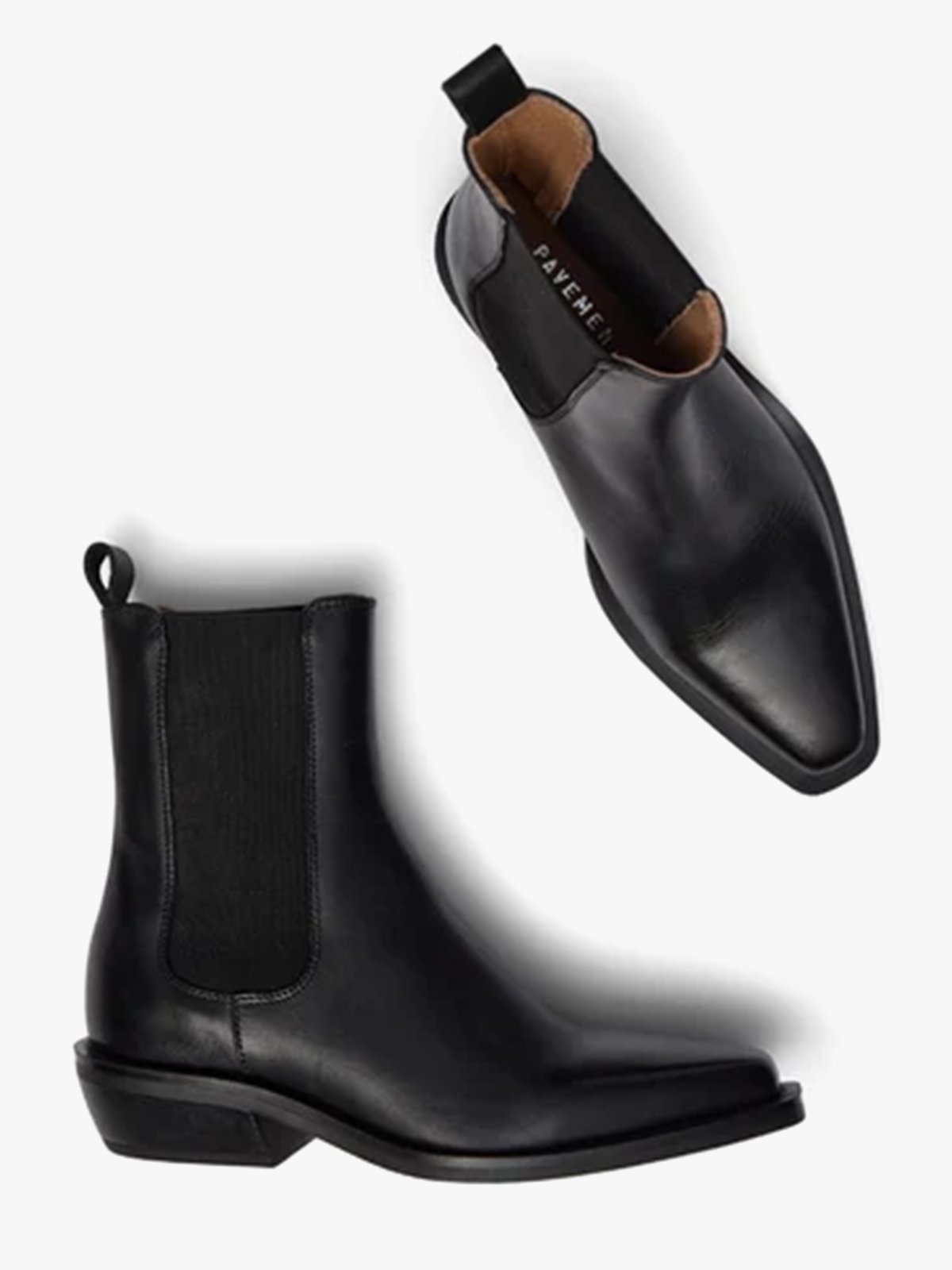 Pavement Almira Leather Boots Black