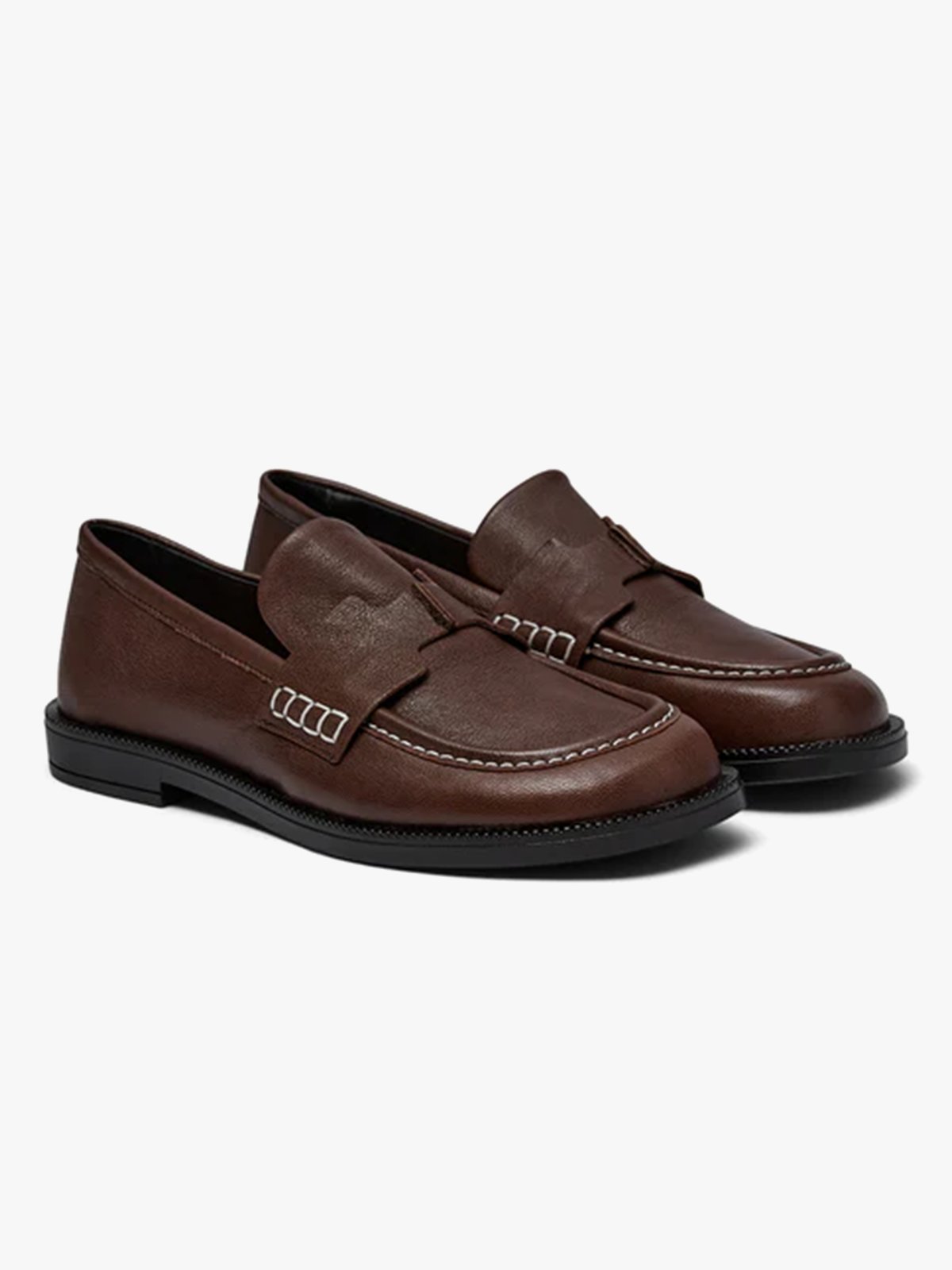 Pavement Lilja Leather Loafers Brown