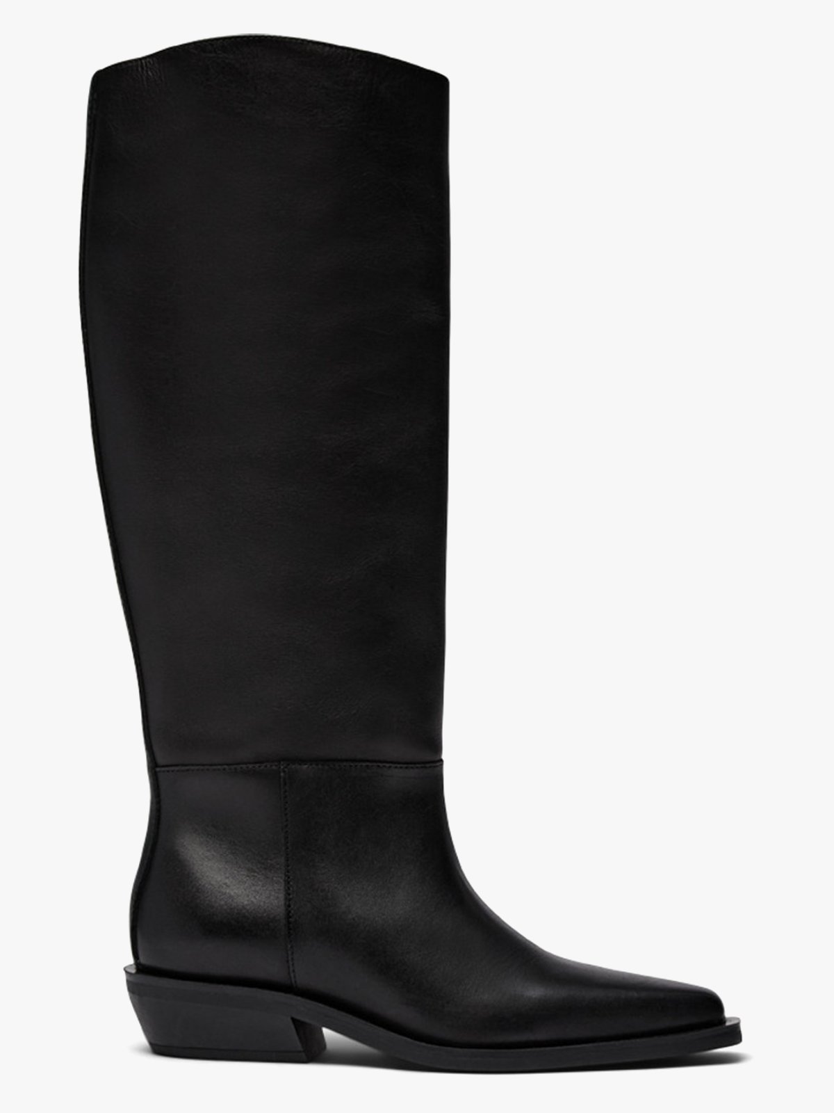 Pavement Winnie Leather Boots Black