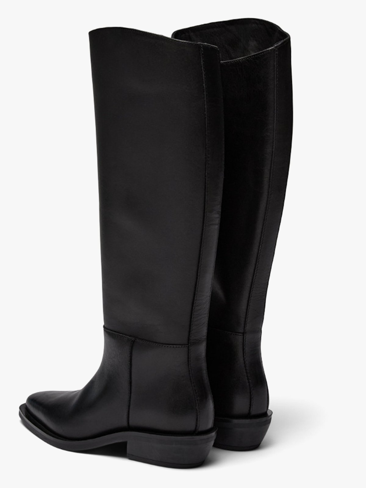 Pavement Winnie Leather Boots Black