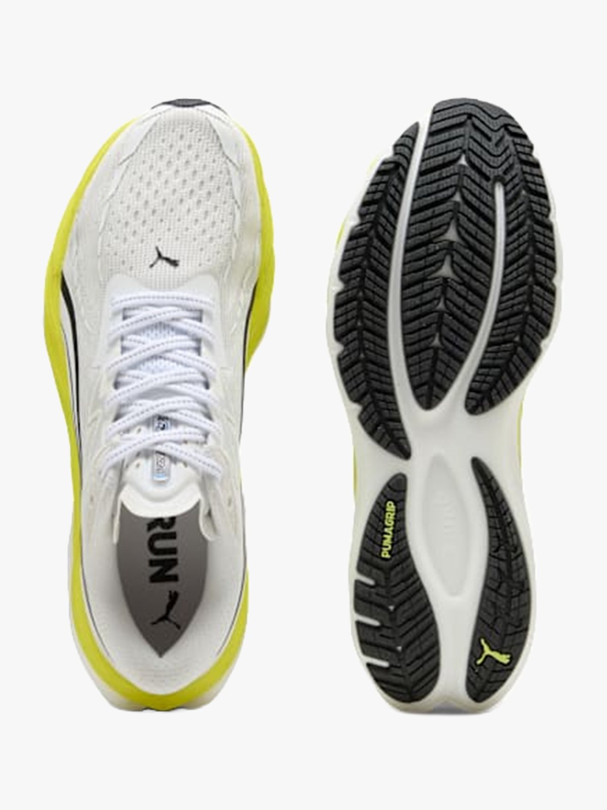 Puma Velocity Nitro 4 White-Lux Lime