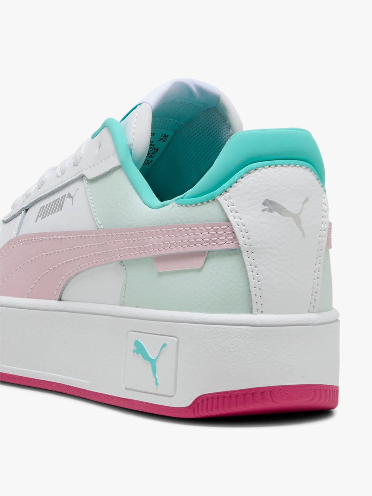 Puma Carina Street Junior PUMA White / Rose Mauve / Aquatic