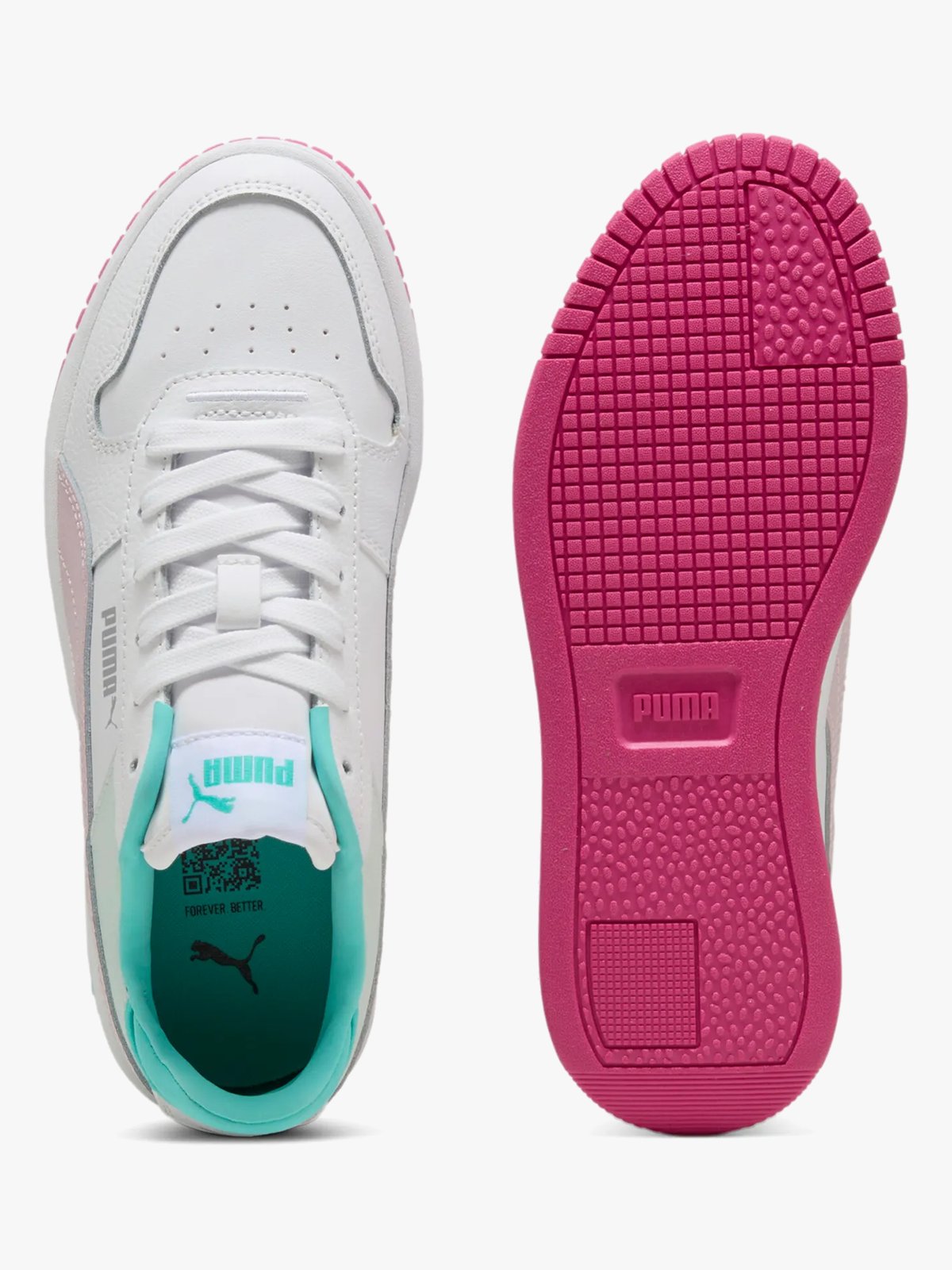 Puma Carina Street Junior PUMA White / Rose Mauve / Aquatic