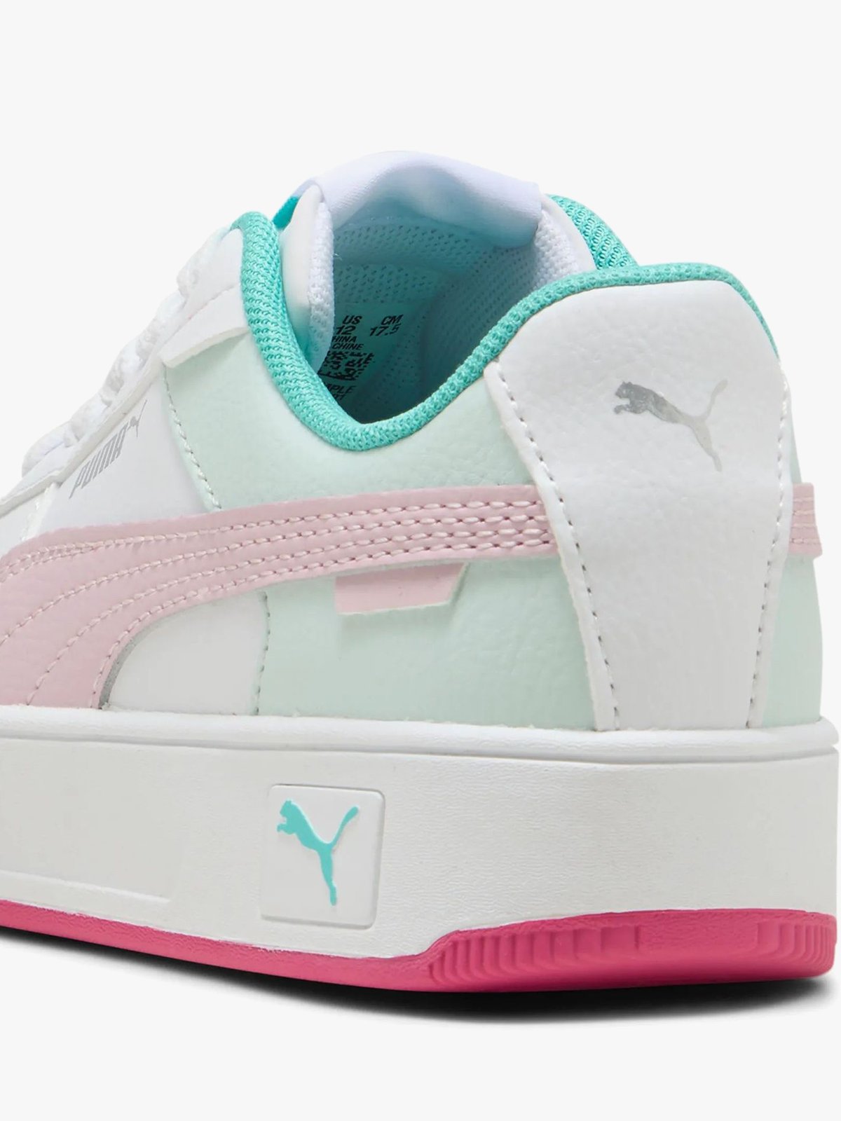 Puma Carina Street Little Kids' Sneakers White / Rose Mauve / Aquatic