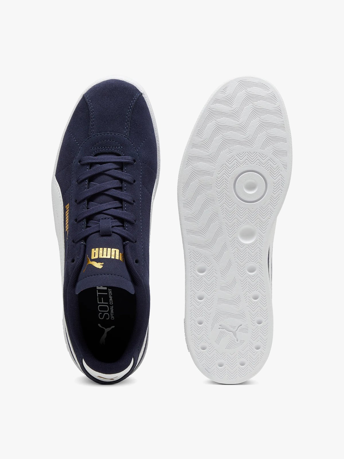 Puma Puma Club II Navy-PUMA White-PUMA Gold
