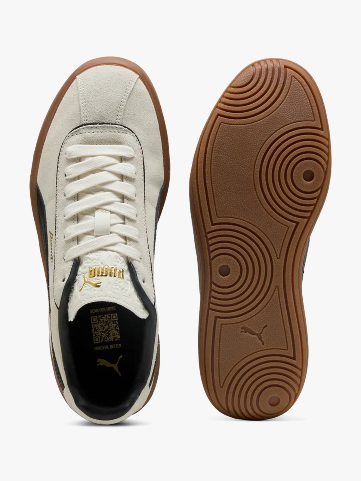 Puma Club Klassika SD Warm White / PUMA Black / PUMA Gold