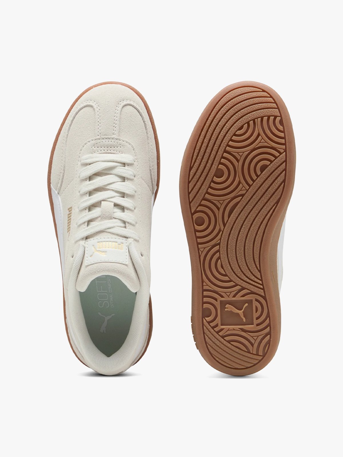 Puma Club II Era Platform SD Wns Vapor Gray-PUMA White