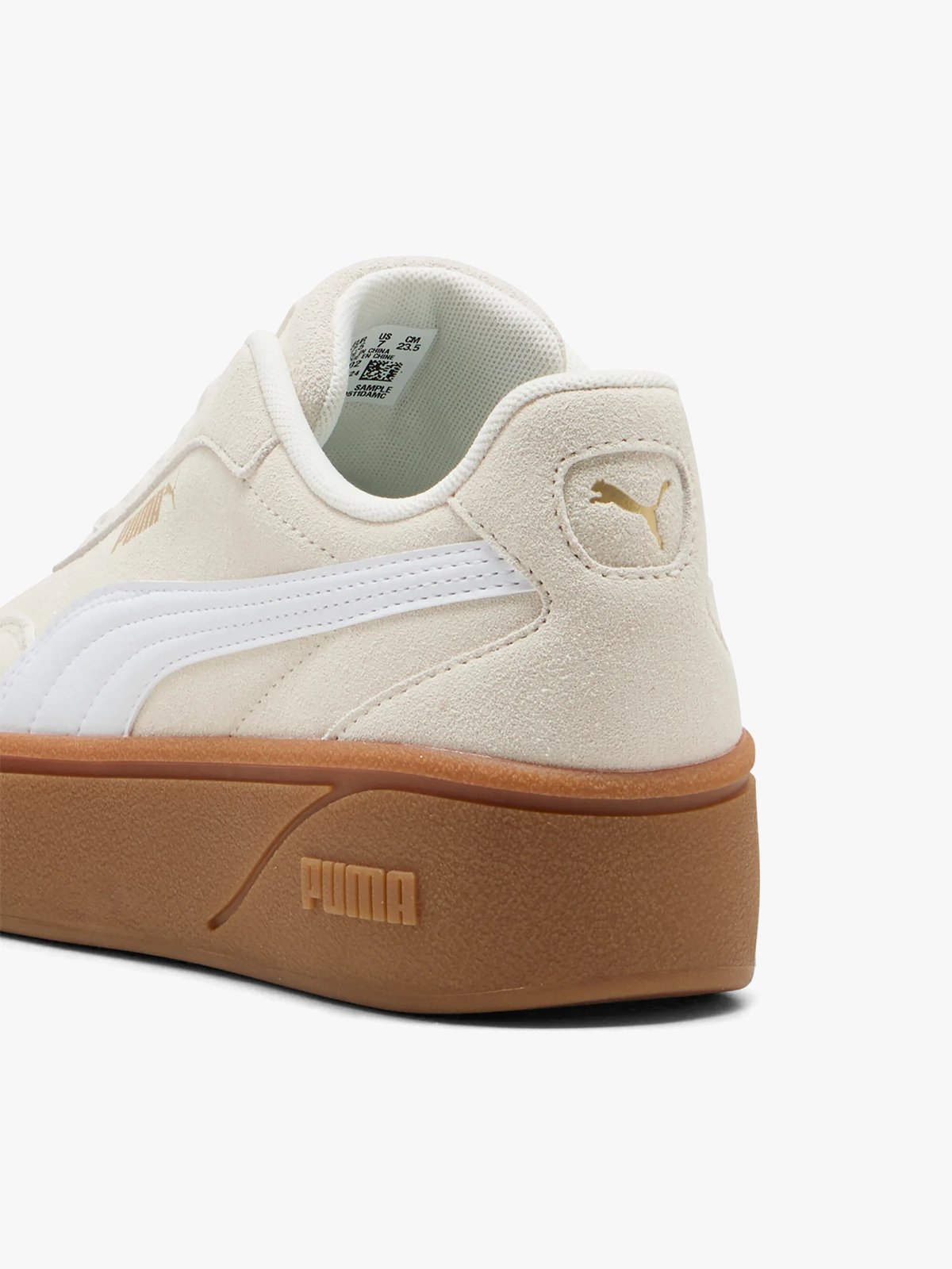 Puma Club II Era Platform SD Wns Vapor Gray-PUMA White