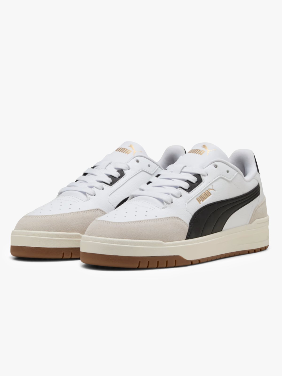 Puma Shuffle Downtown Low OG Junior Puma White - Puma Black - Vapor Gray