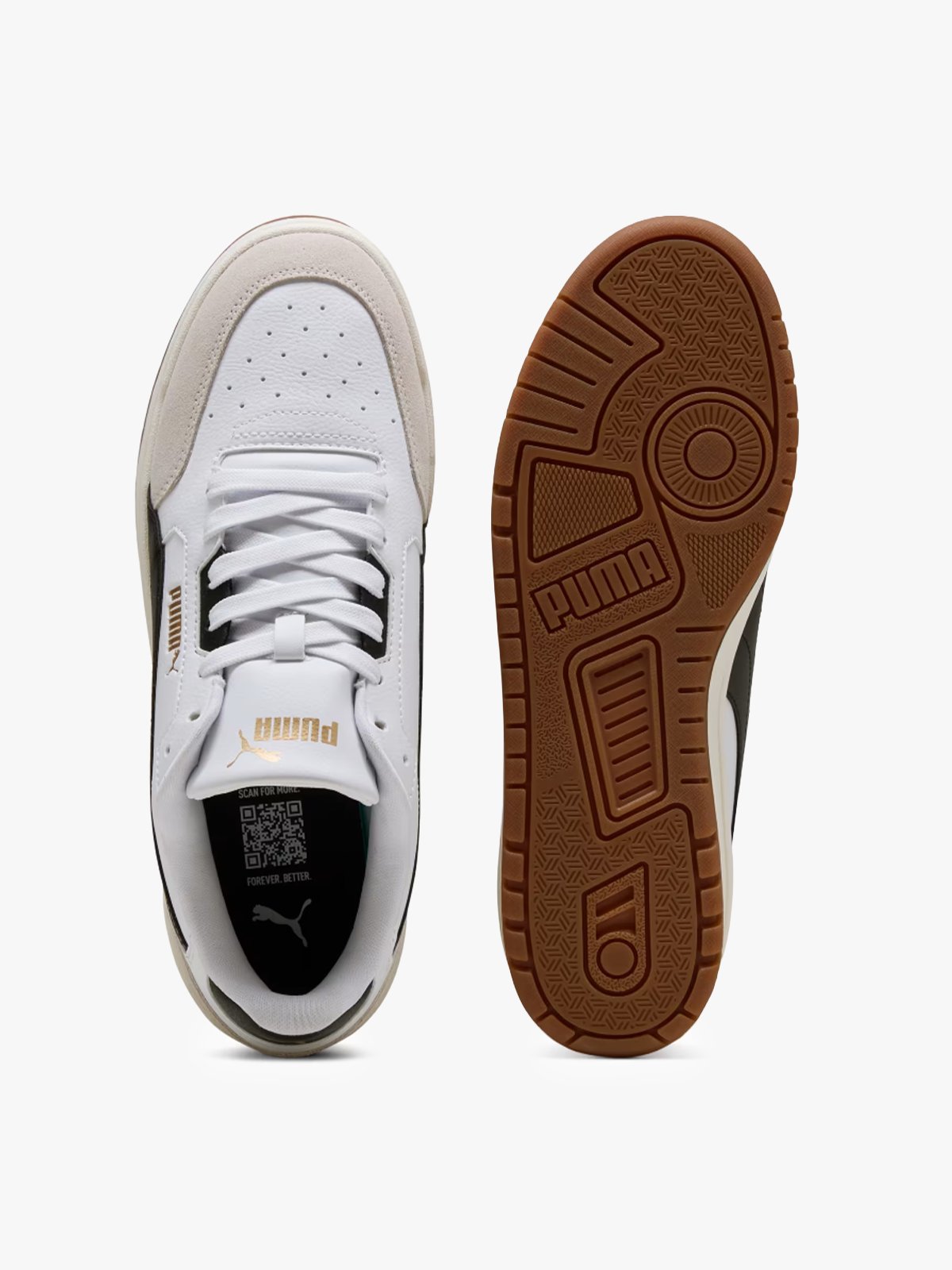 Puma Shuffle Downtown Low OG Junior Puma White - Puma Black - Vapor Gray