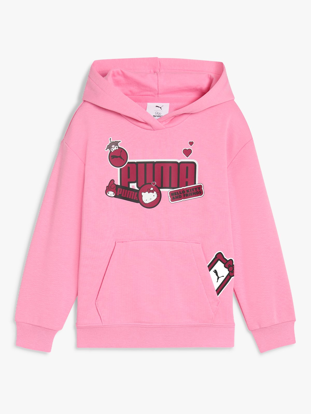 Puma X Hello Kitty & Friends Relaxed Graphic Hoodie Tr Rosa