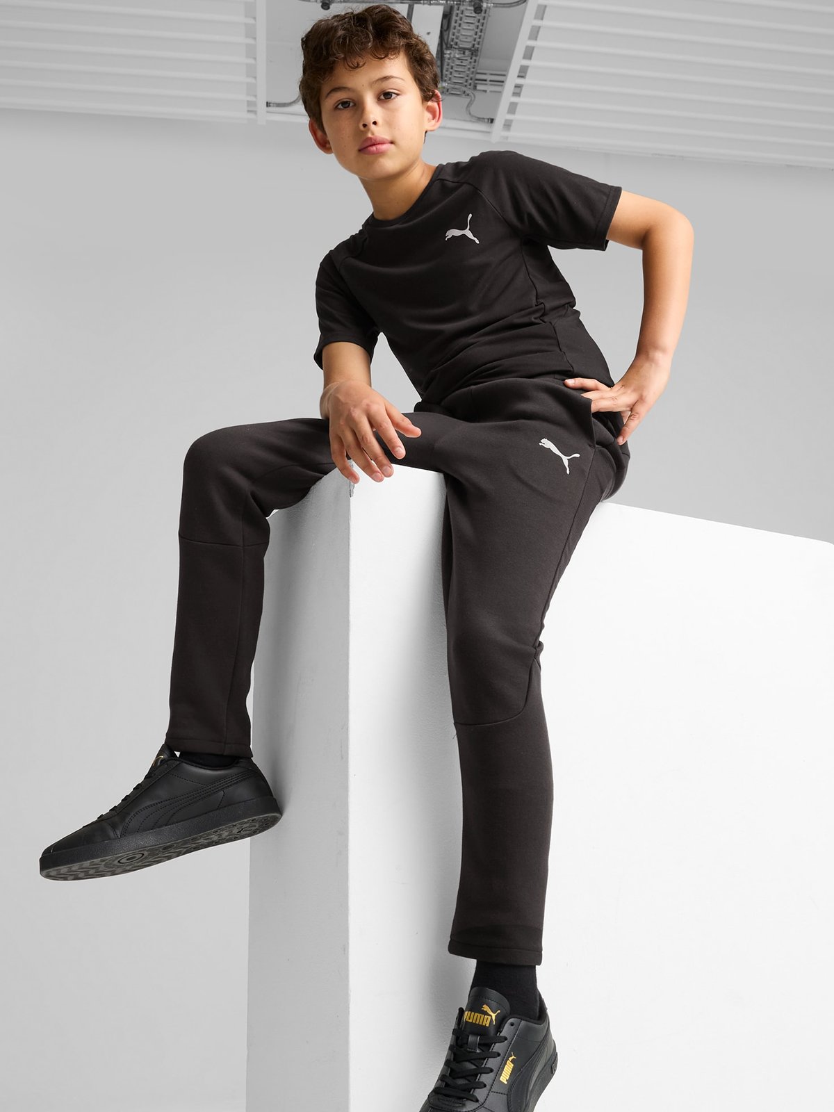 Puma Evostripe Pants Dark Black PUMA Black