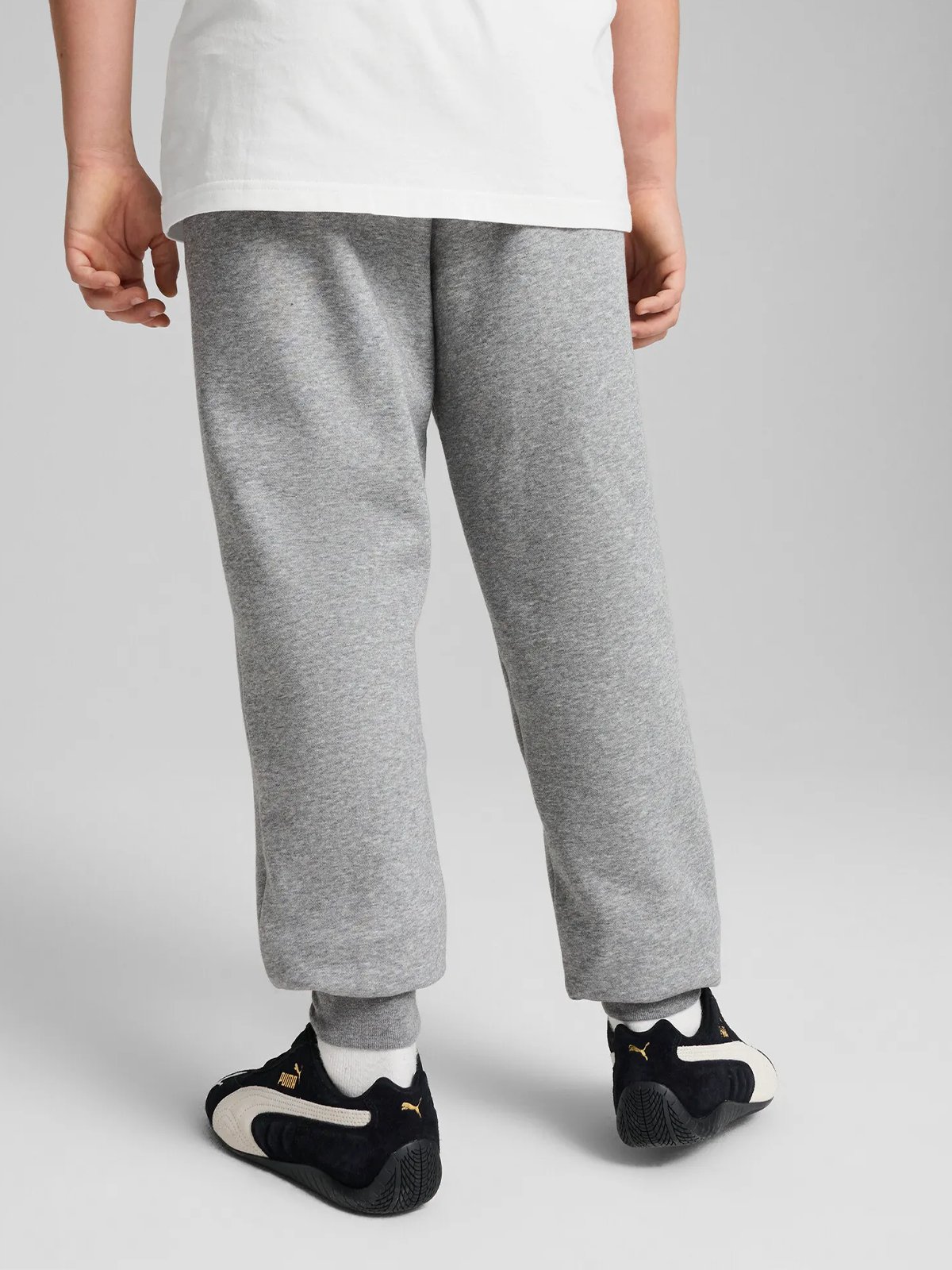 Puma Ess No. 1 Logo Sweatpants Fleece Medium Gray Heather