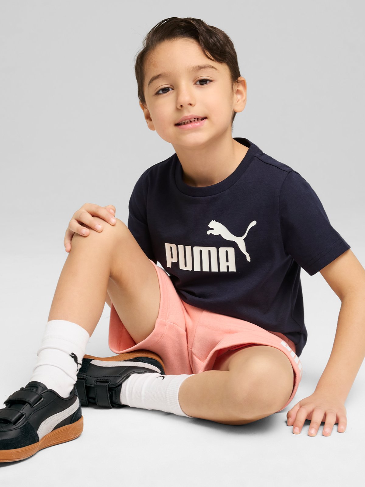 Puma Ess No. 1 Logo Tee Ps Blå