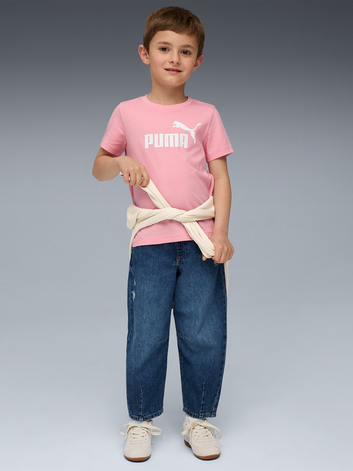 Puma Ess No. 1 Logo Tee Ps Rosa