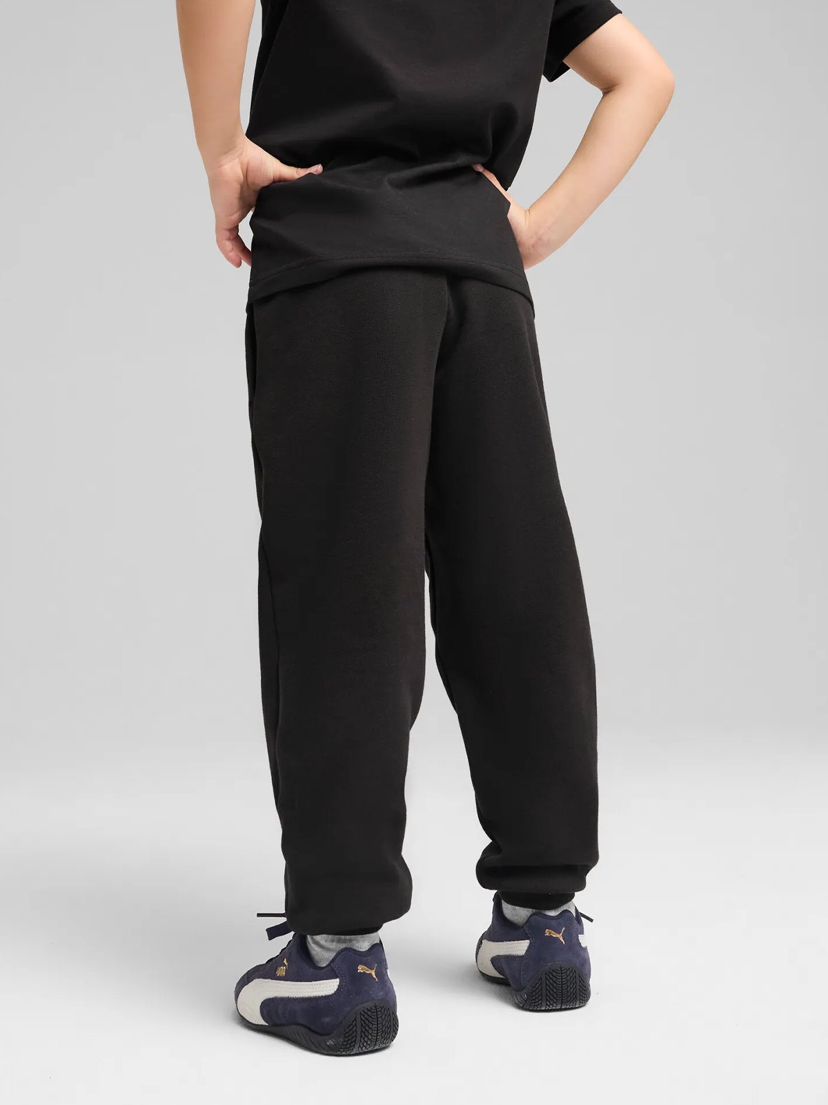 Puma Ess No. 1 Logo Sweatpants Fleece Sort