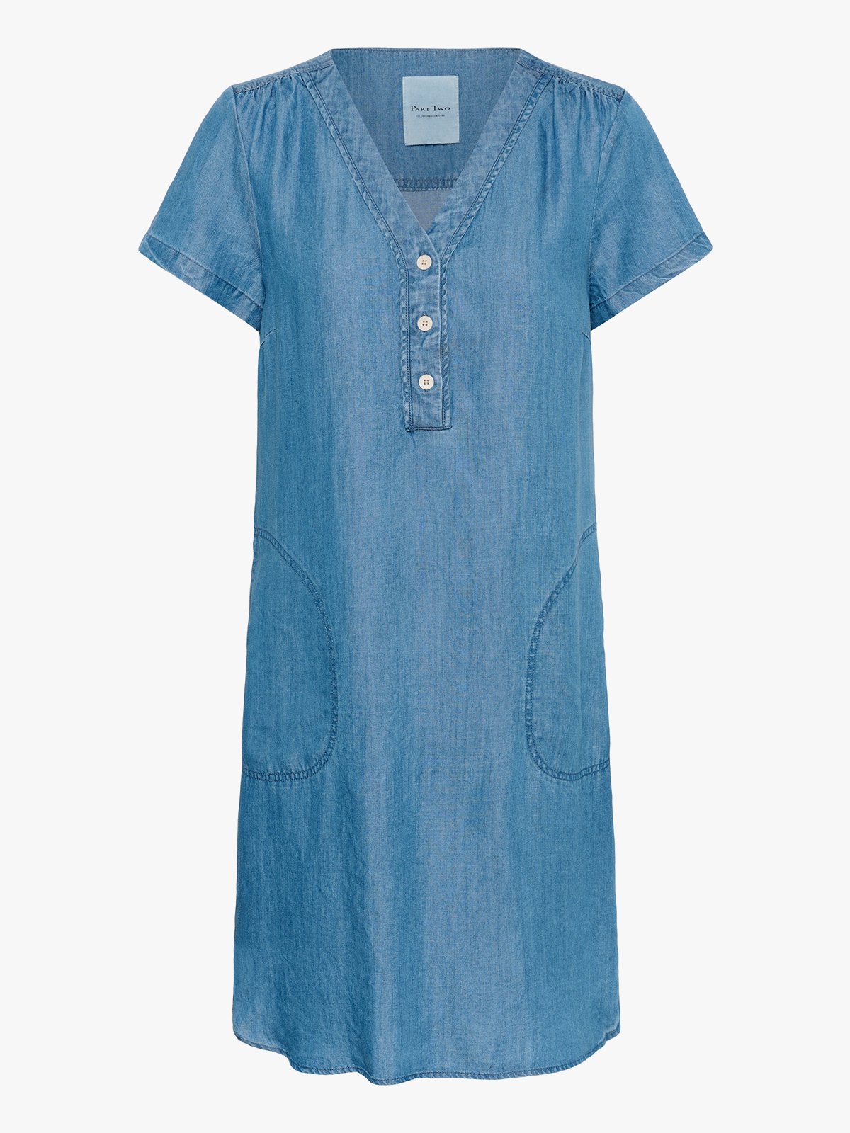 Part Two Kaminas Dress Medium Blue Denim