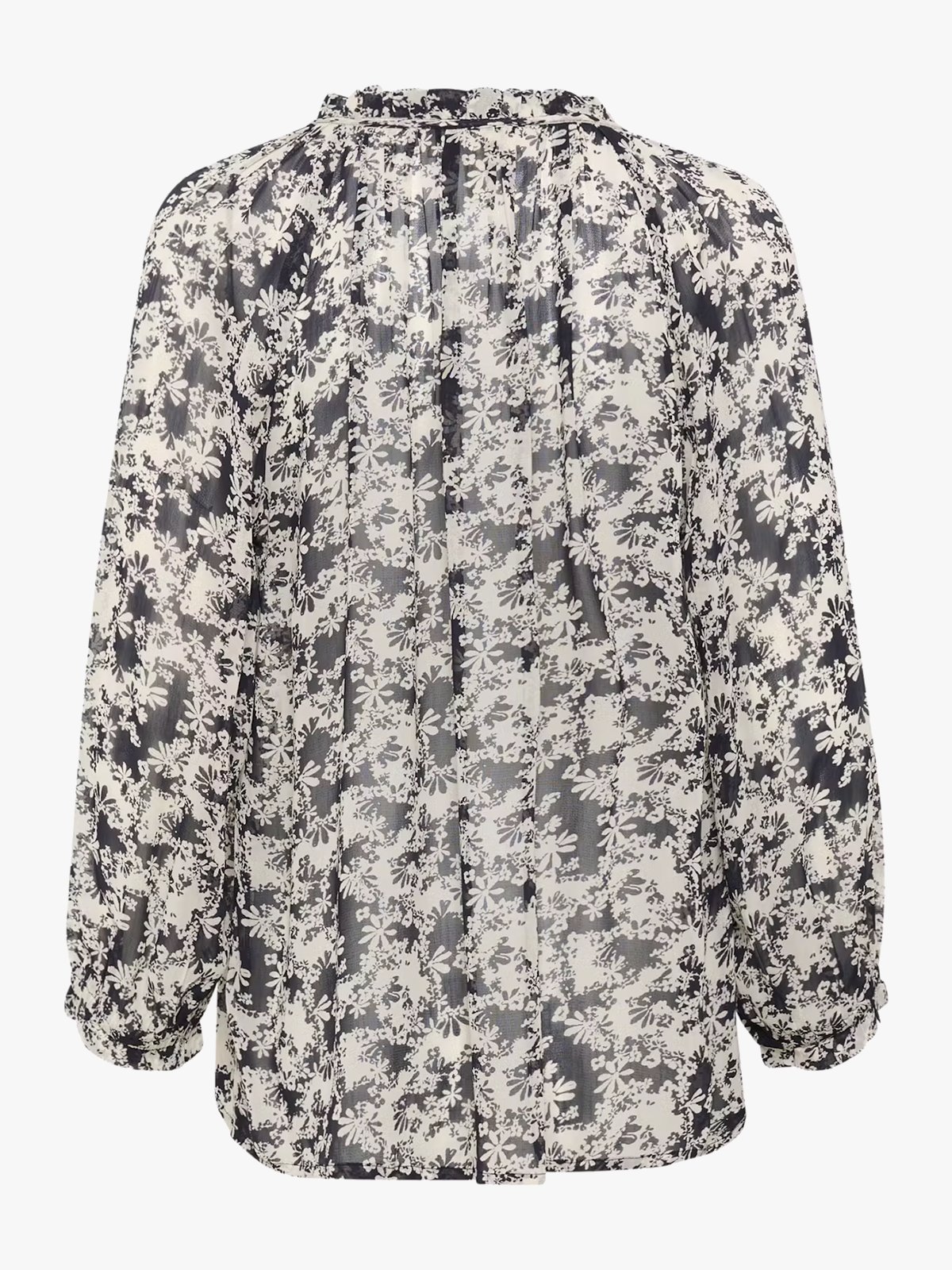 Part Two Elsia Blouse Dark Navy Contrast Flower