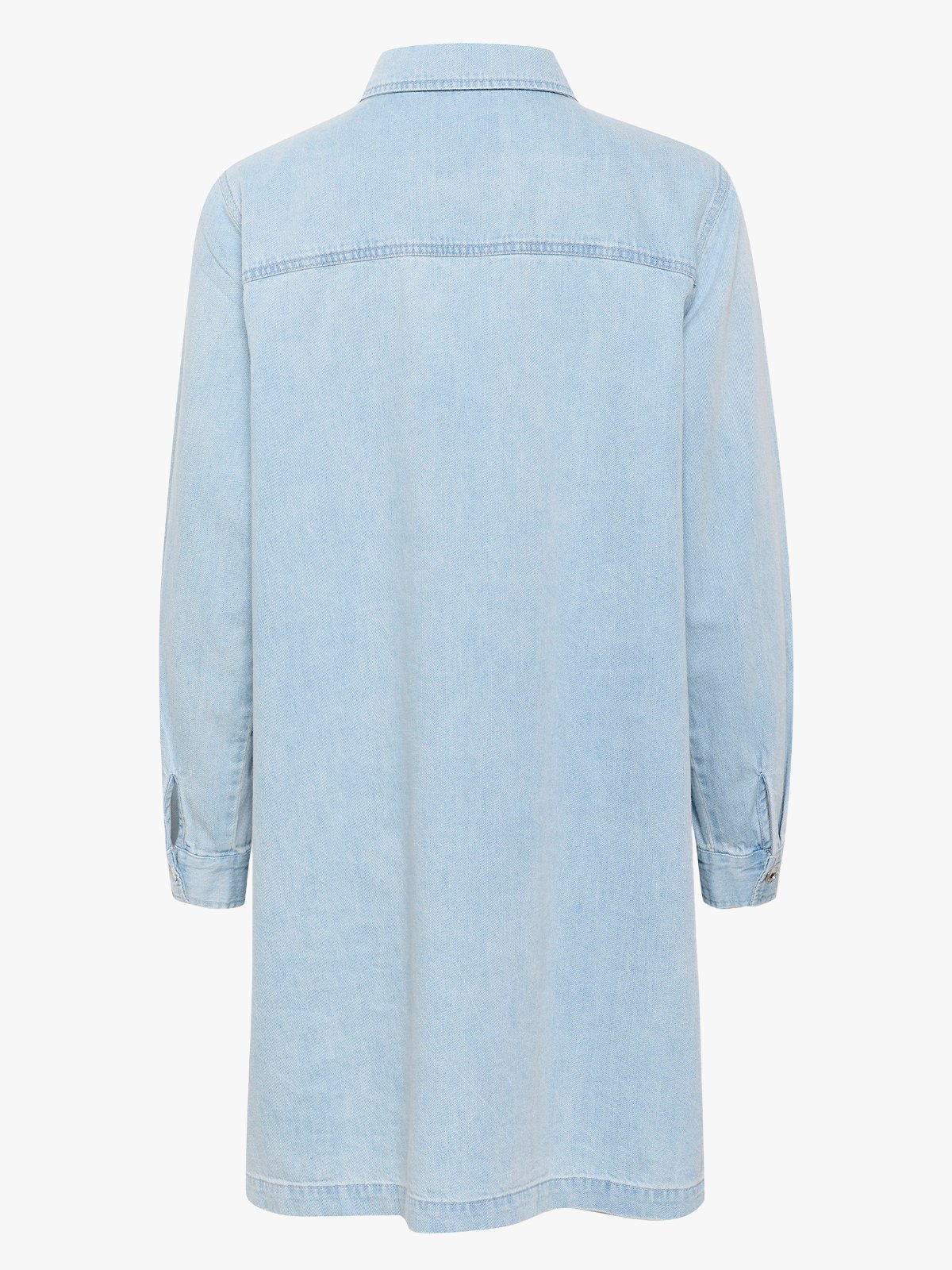 Part Two Stine Dress Whiteish Blue Denim