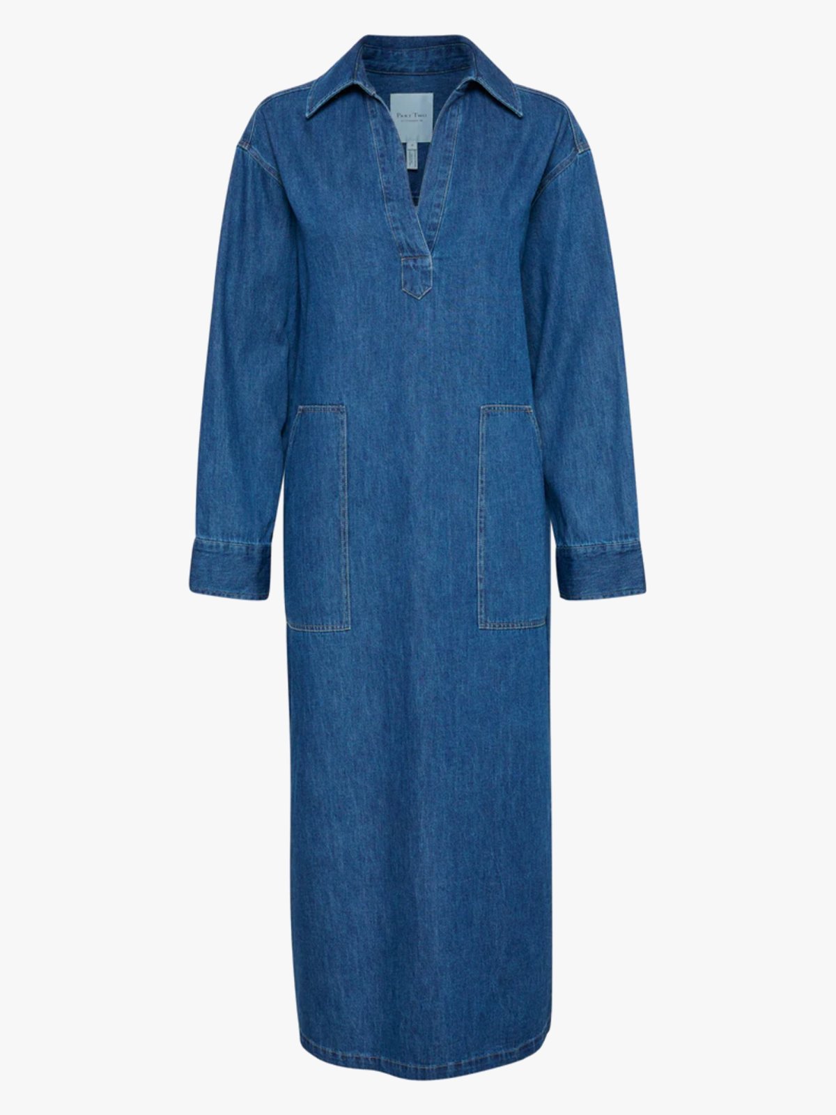 Part Two Lolla Dress Medium Blue Denim