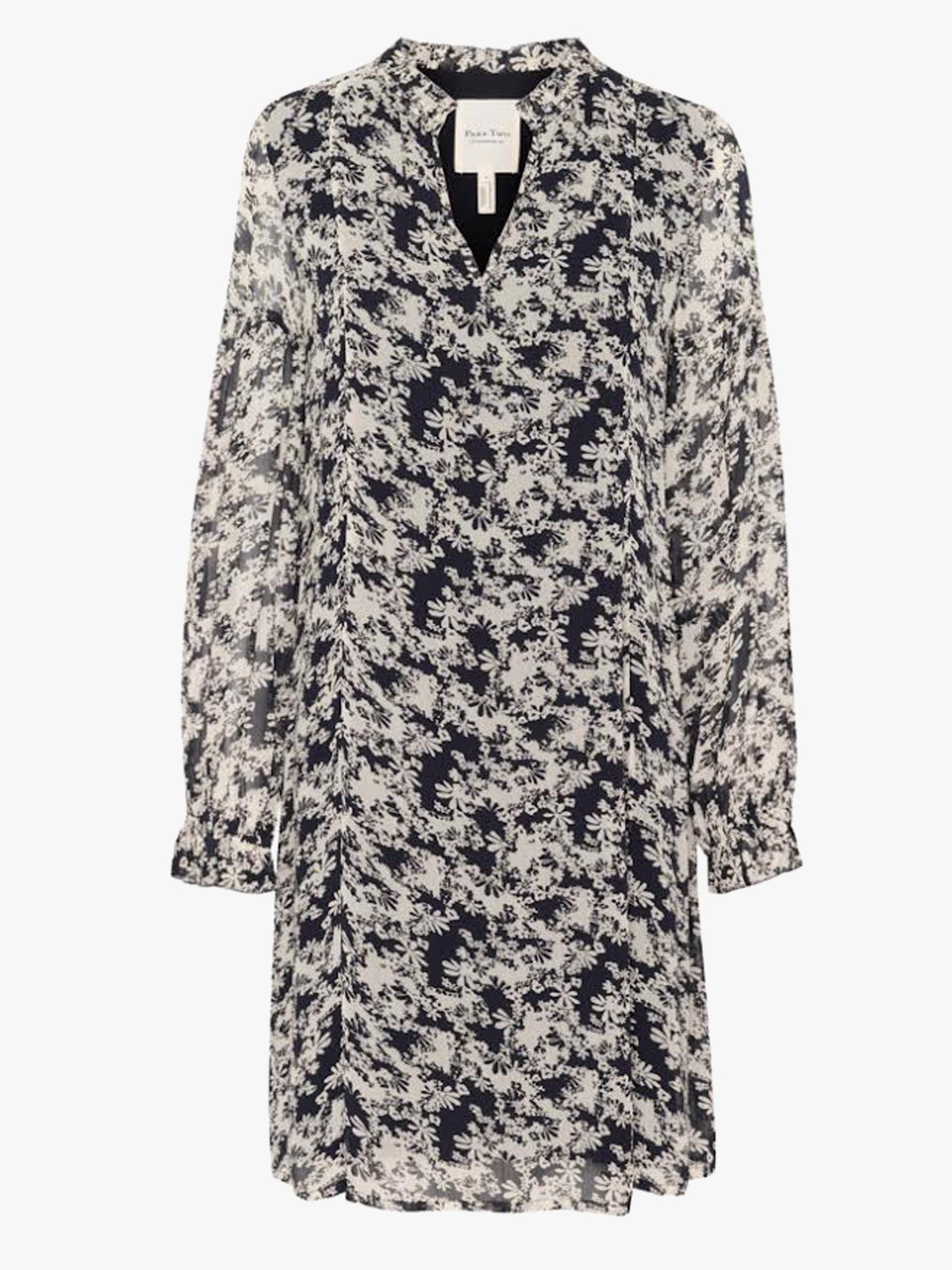 Part Two Botella Dress Dark Navy Contrast Flower