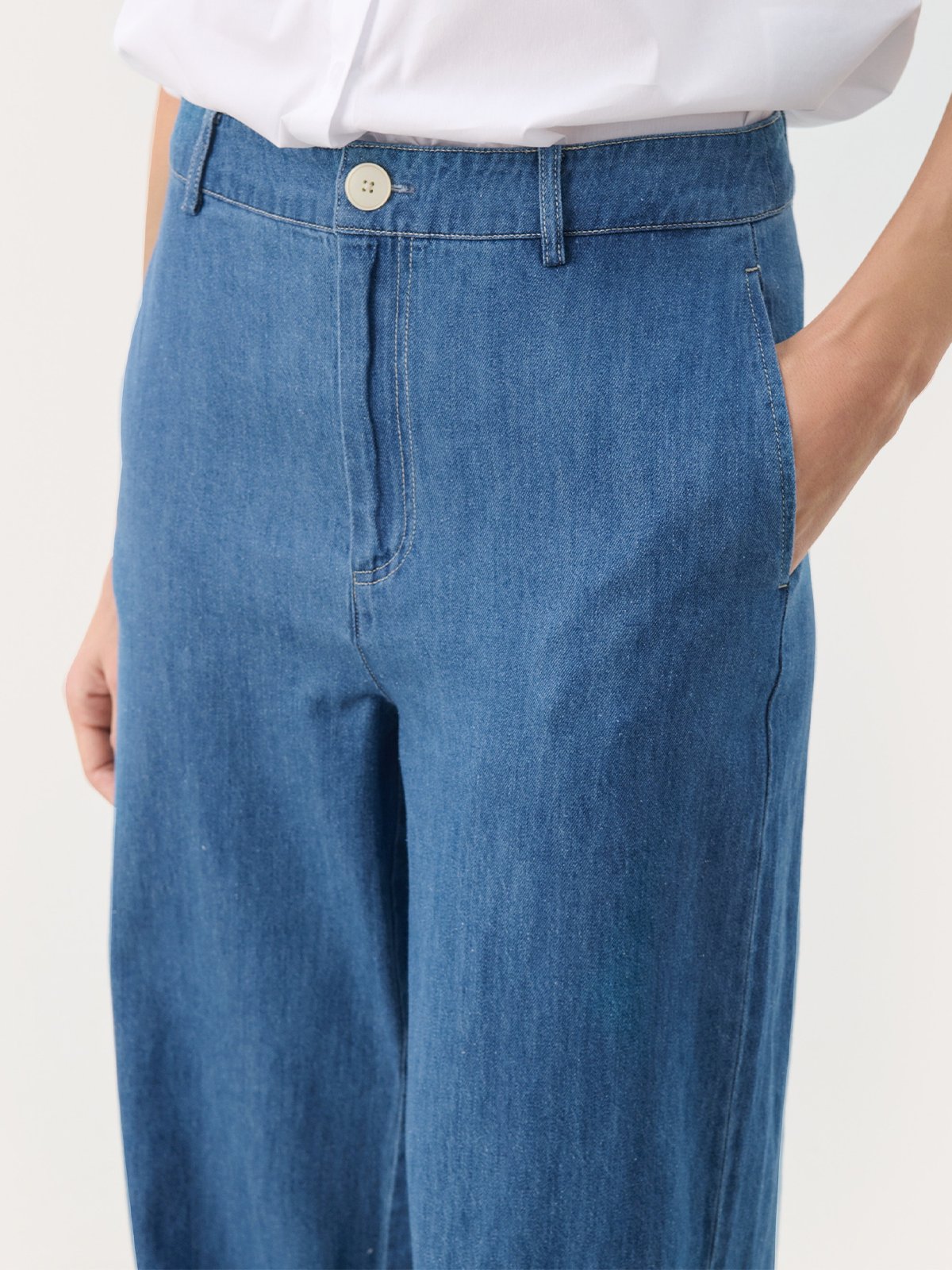 Part Two Coralie Pant Medium Blue Denim