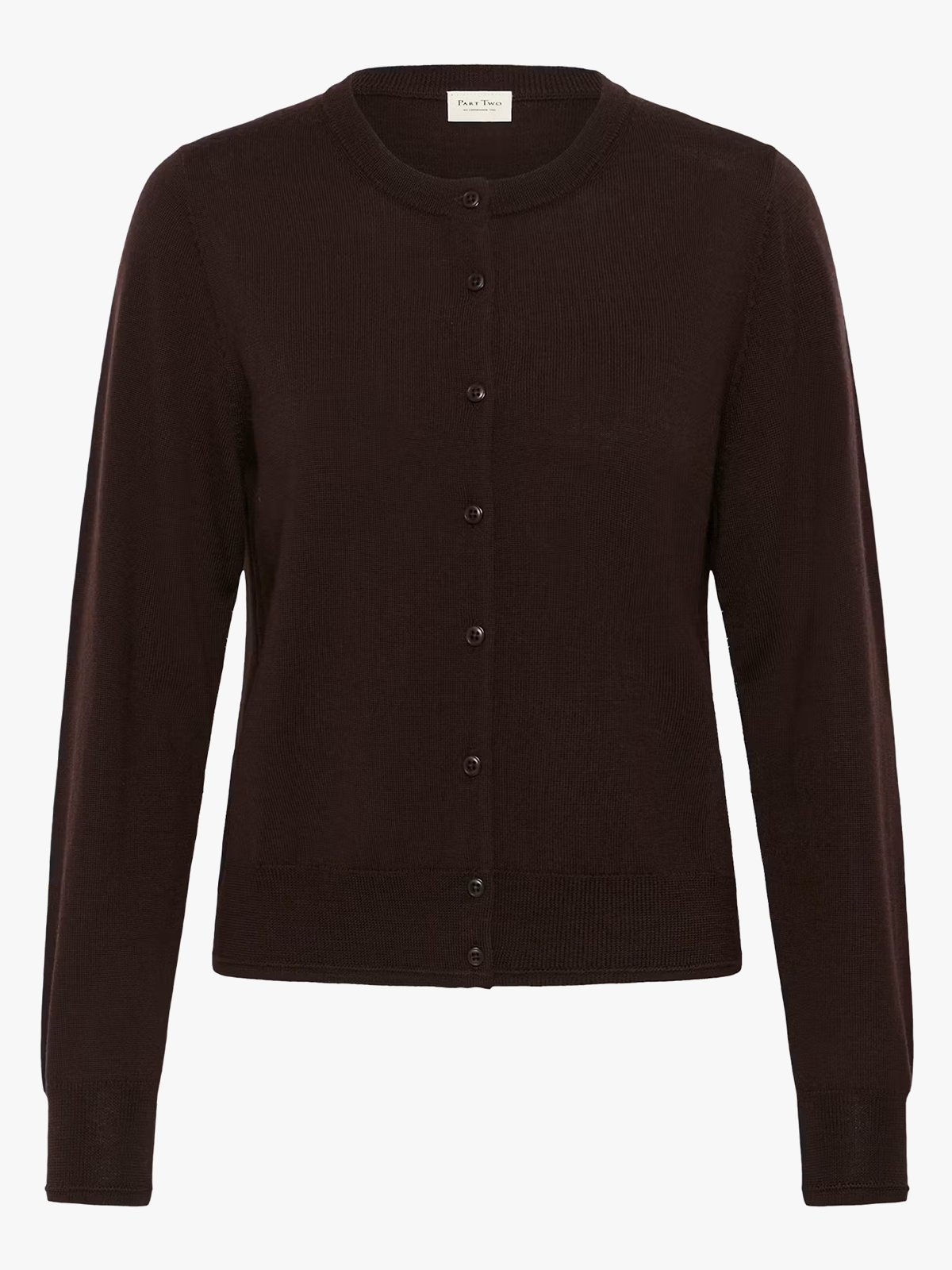 Part Two Noelani Cardigan Mole / Brown