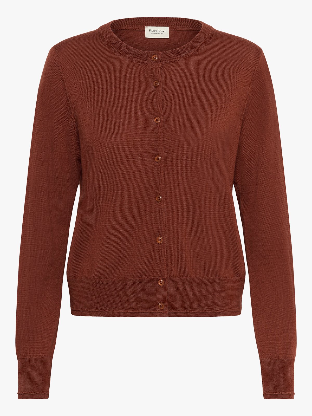 Part Two Noelani Cardigan Roasted Russet - Red