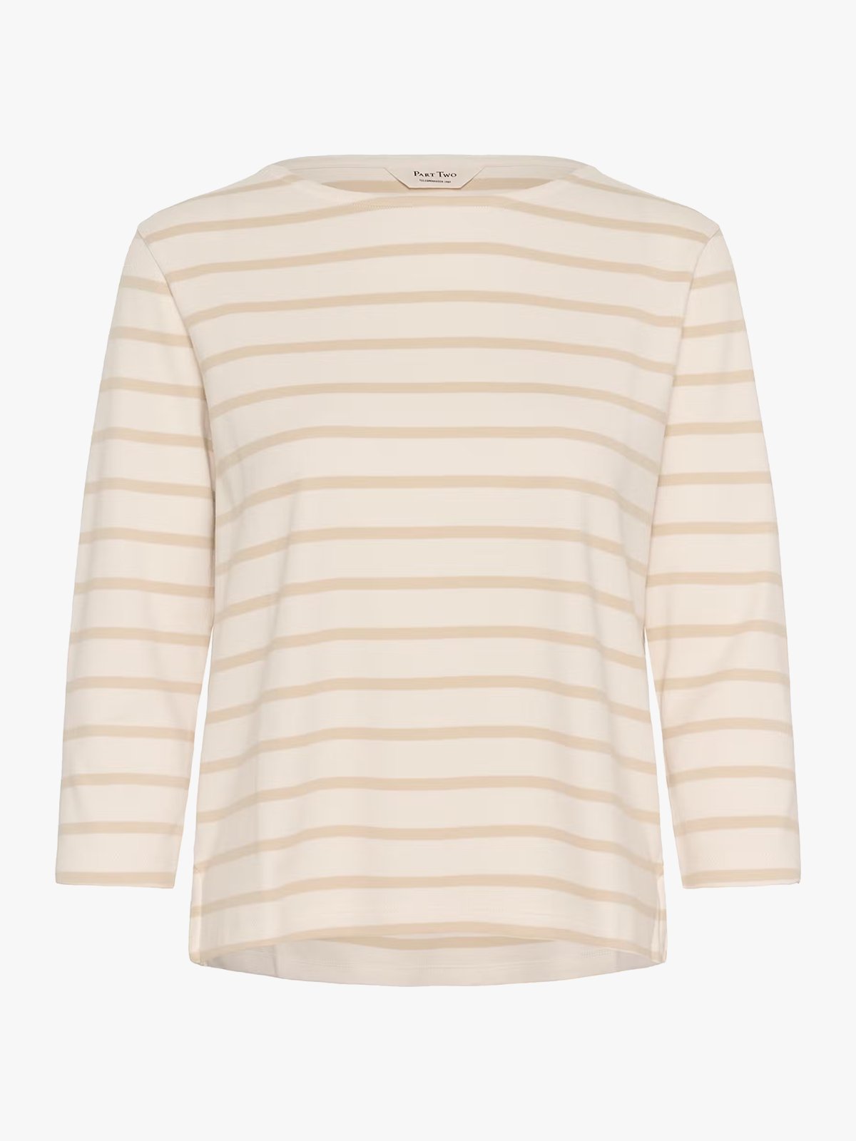 Part Two Nela T-shirt French Oak Stripe / Nature