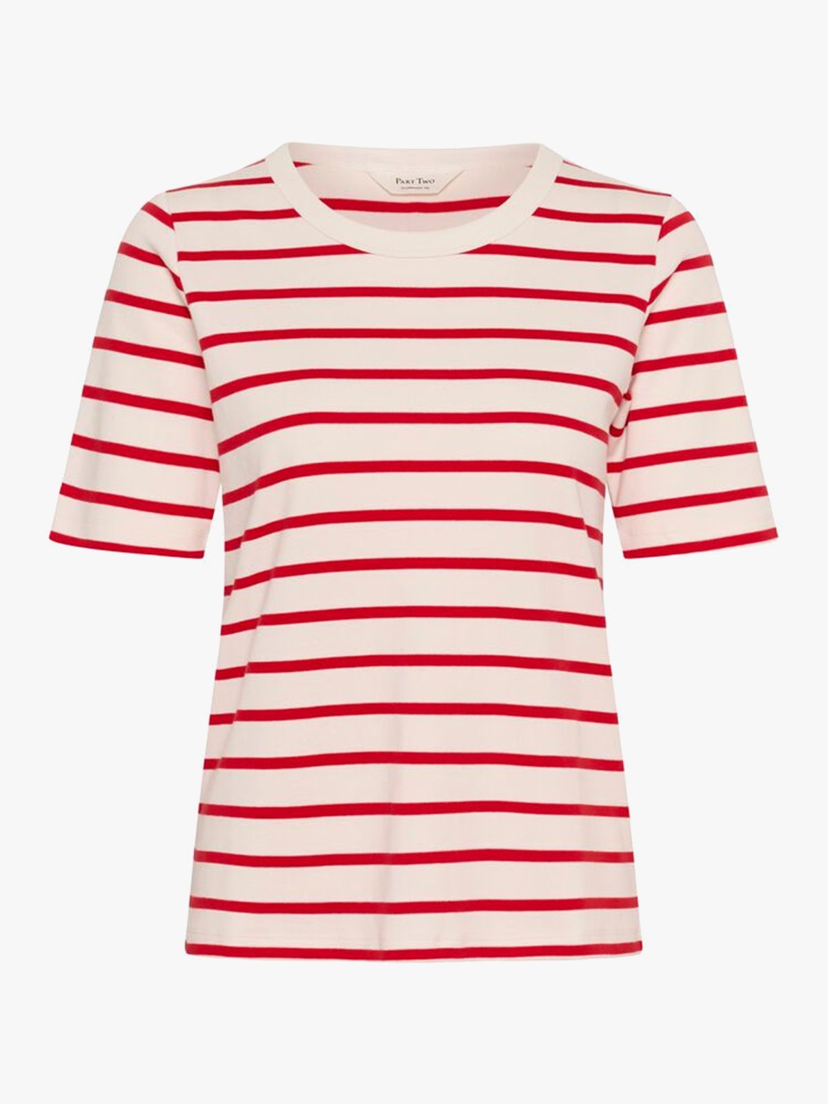Part Two Ratana T-Shirt Poppy Red Stripe