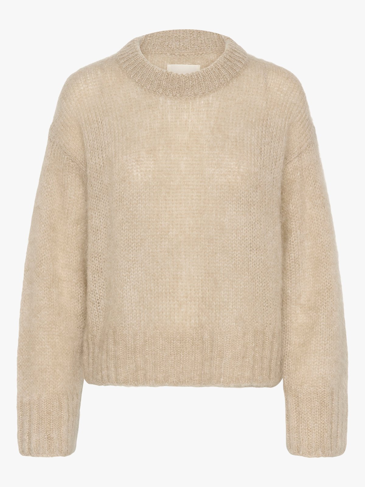 Part Two Sille Pullover Light Camel Melange