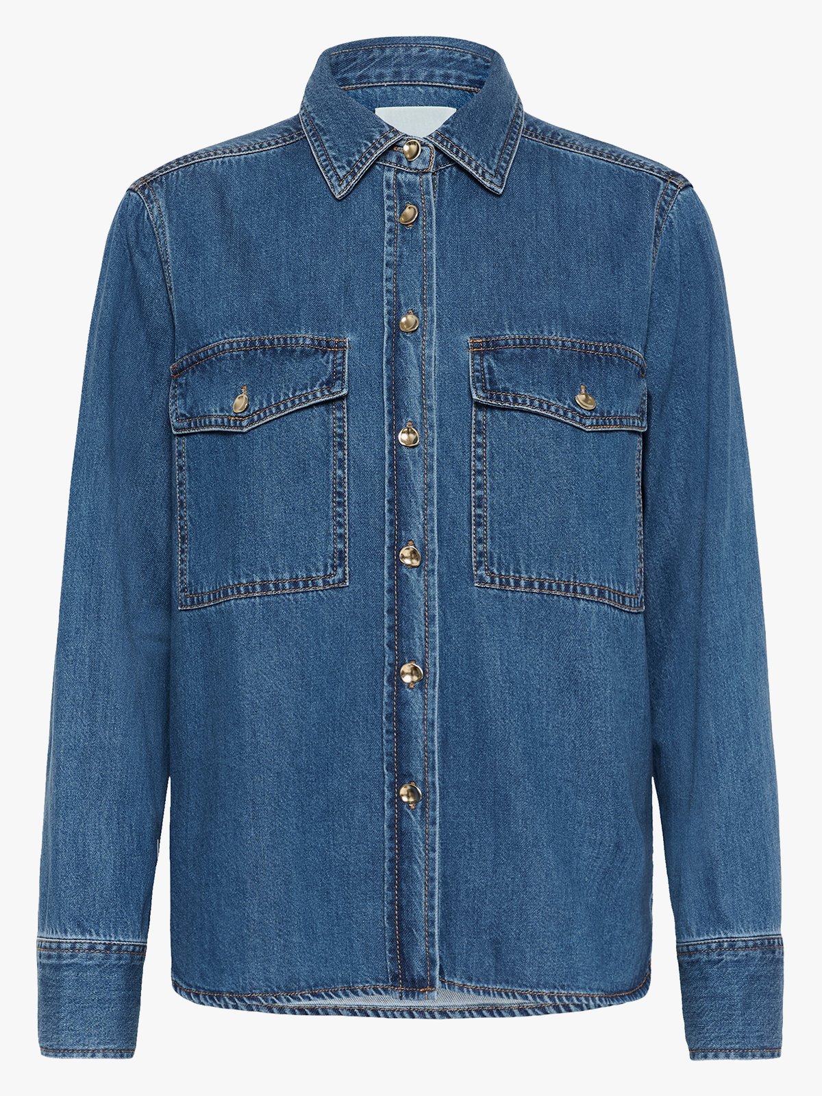 Part Two Payas Shirt Medium Blue Denim